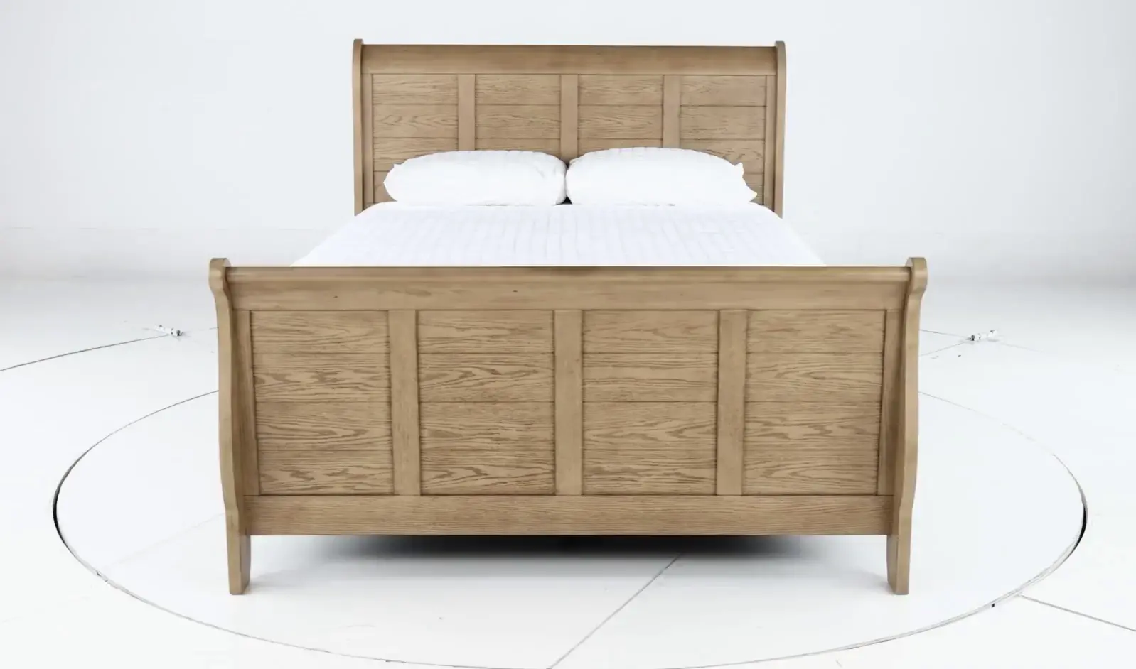 175S-BED5/0 Grandpa's Cabin Light Brown Queen Sleigh Bed-5
