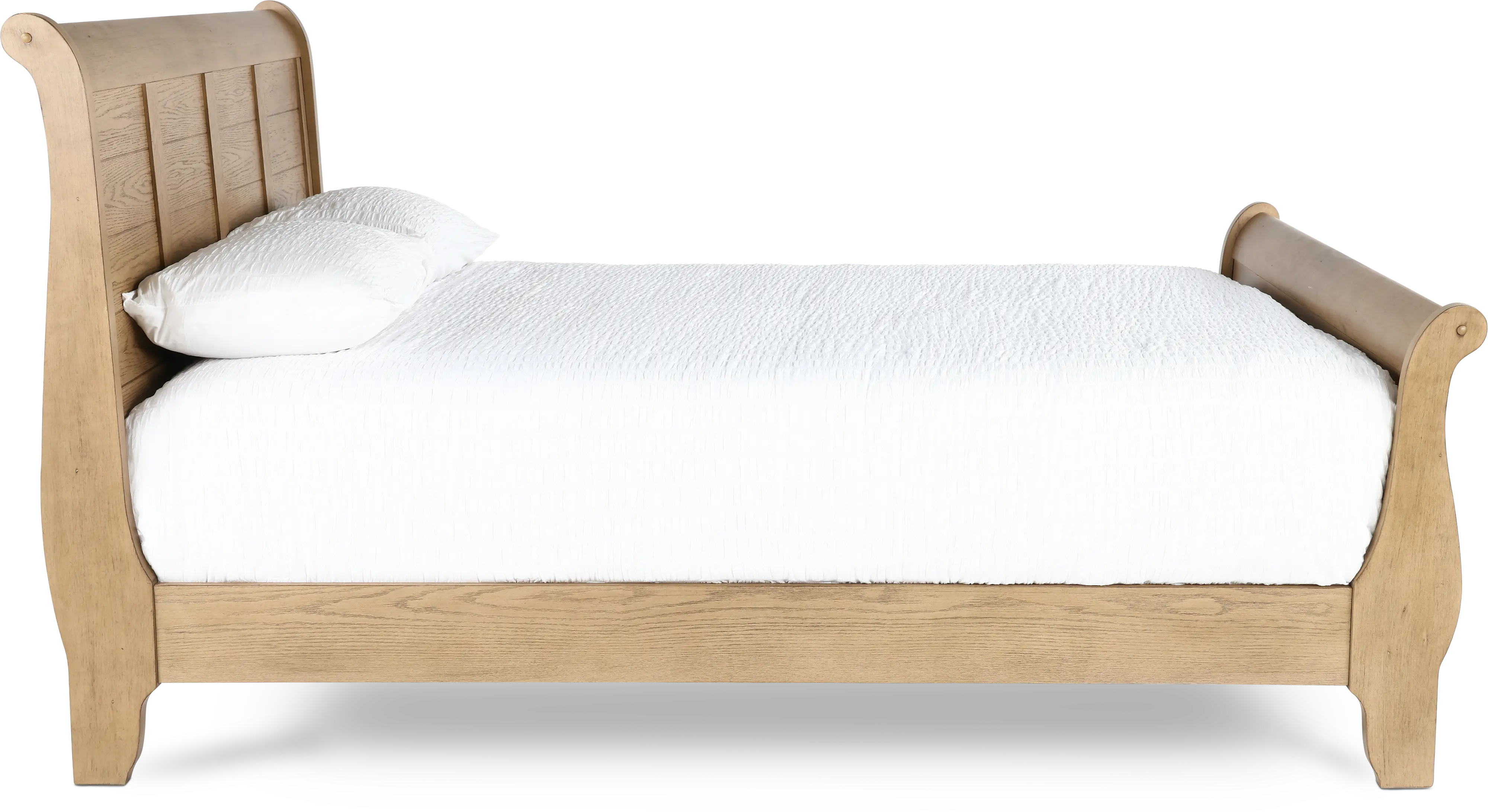 175S-BED5/0 Grandpa's Cabin Light Brown Queen Sleigh Bed-6