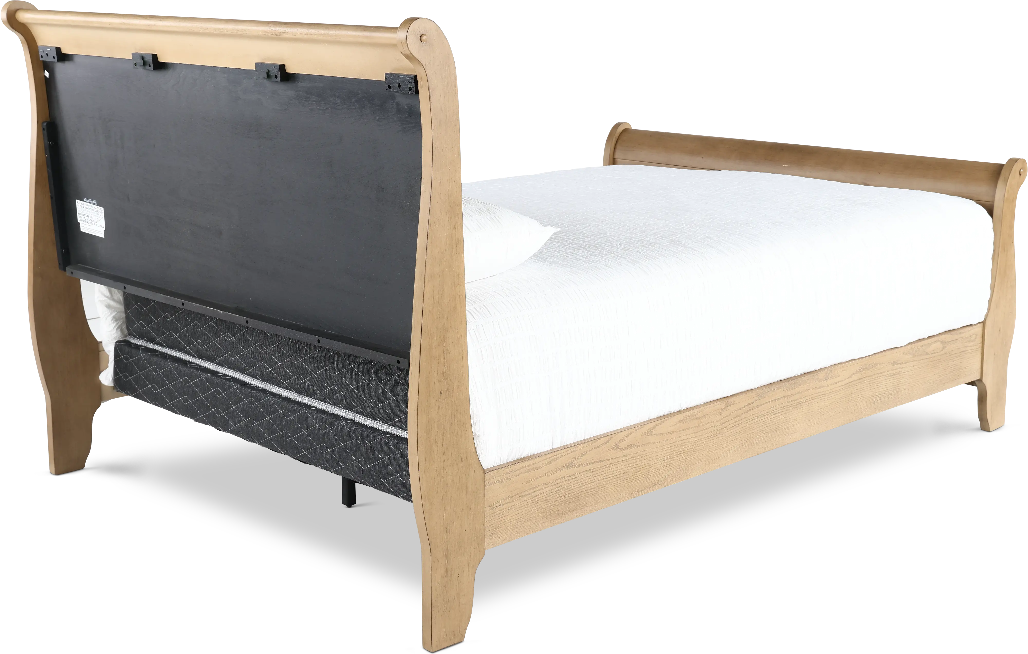 175S-BED5/0 Grandpa's Cabin Light Brown Queen Sleigh Bed-7