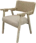 Torrance Warm Sand Square Back Dining Chair