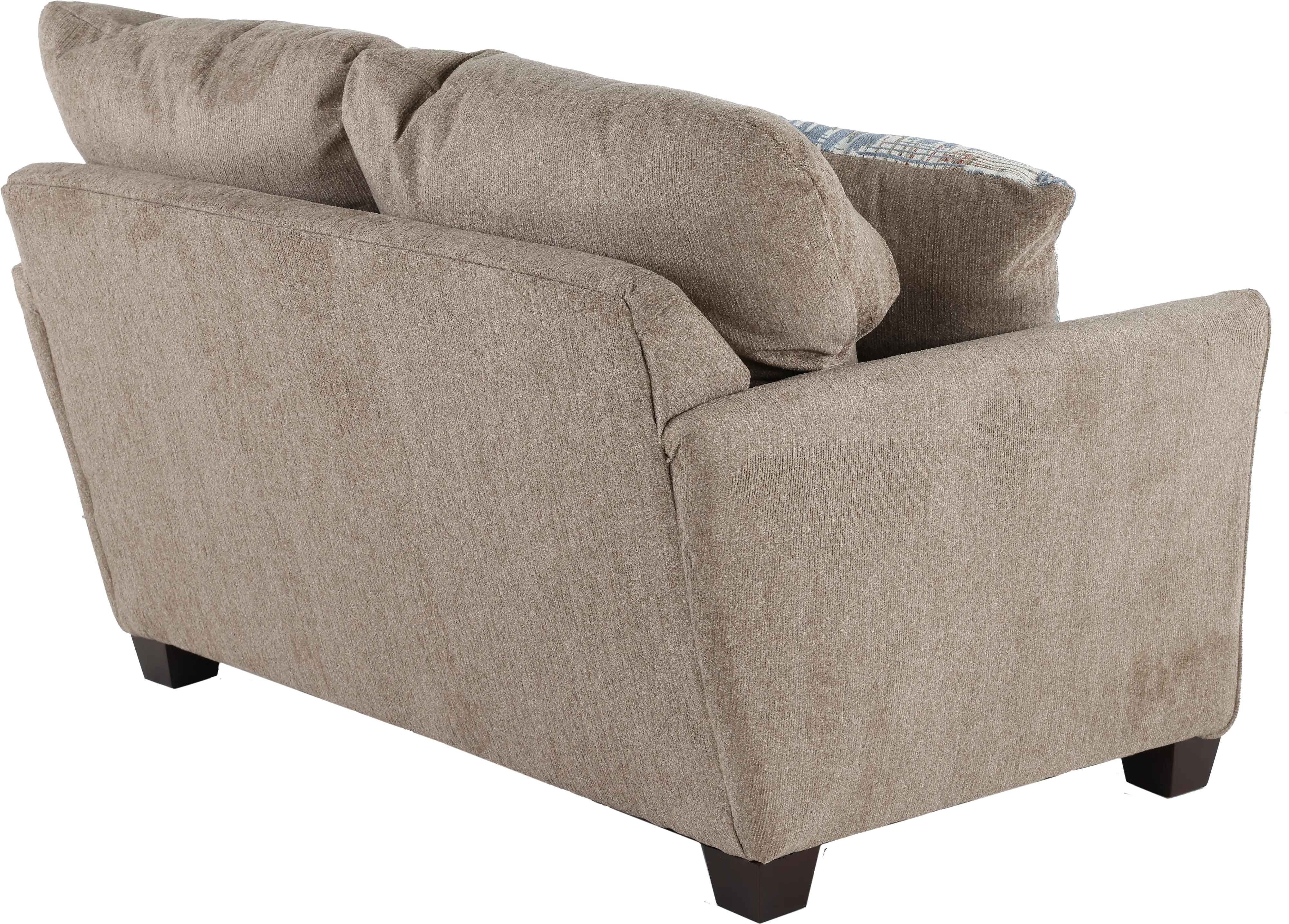 TARA3 LOVESEAT LOGAN ACORN Tara Light Brown Loveseat-5