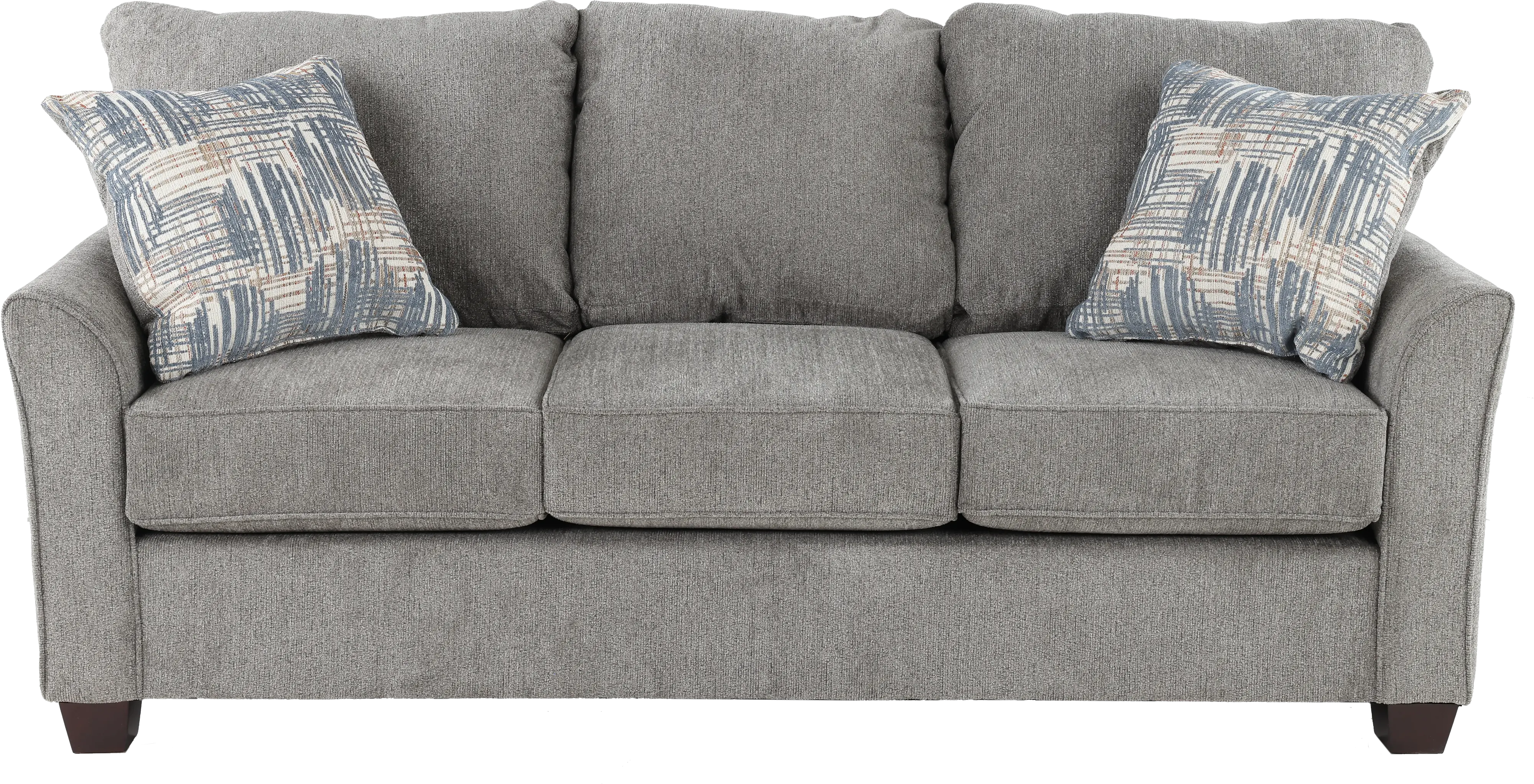 TARA3 SOFA LOGAN NICKEL Tara Gray Sofa-1