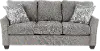 TARA3 SOFA LOGAN NICKEL Tara Gray Sofa