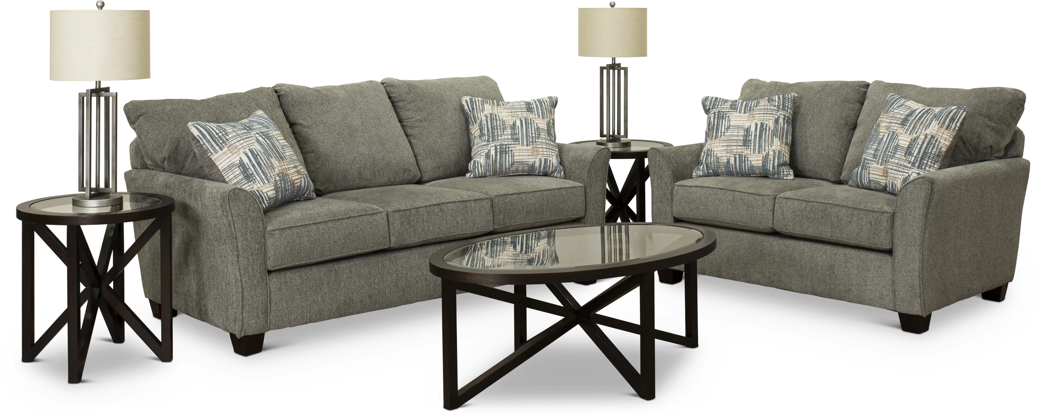 TARA3 SOFA LOGAN NICKEL Tara Gray Sofa-4