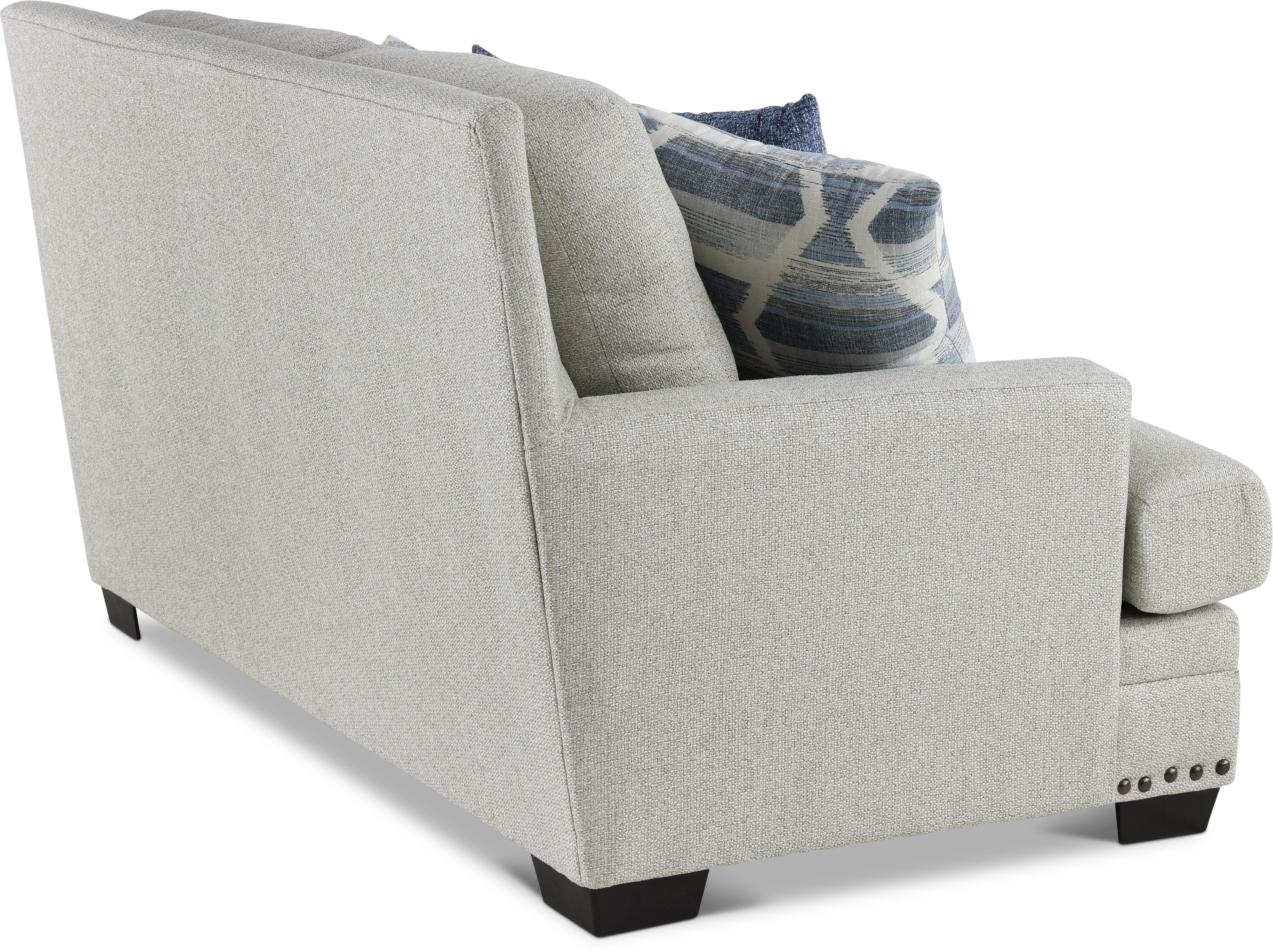 Modern Farmhouse Gray Loveseat-5