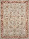 SHR02/IVORY-7'10X10 Sahar 8 x 10 Ivory Medallion Area Rug