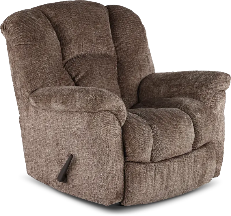 Equalizer Camel Brown Manual Rocker Recliner