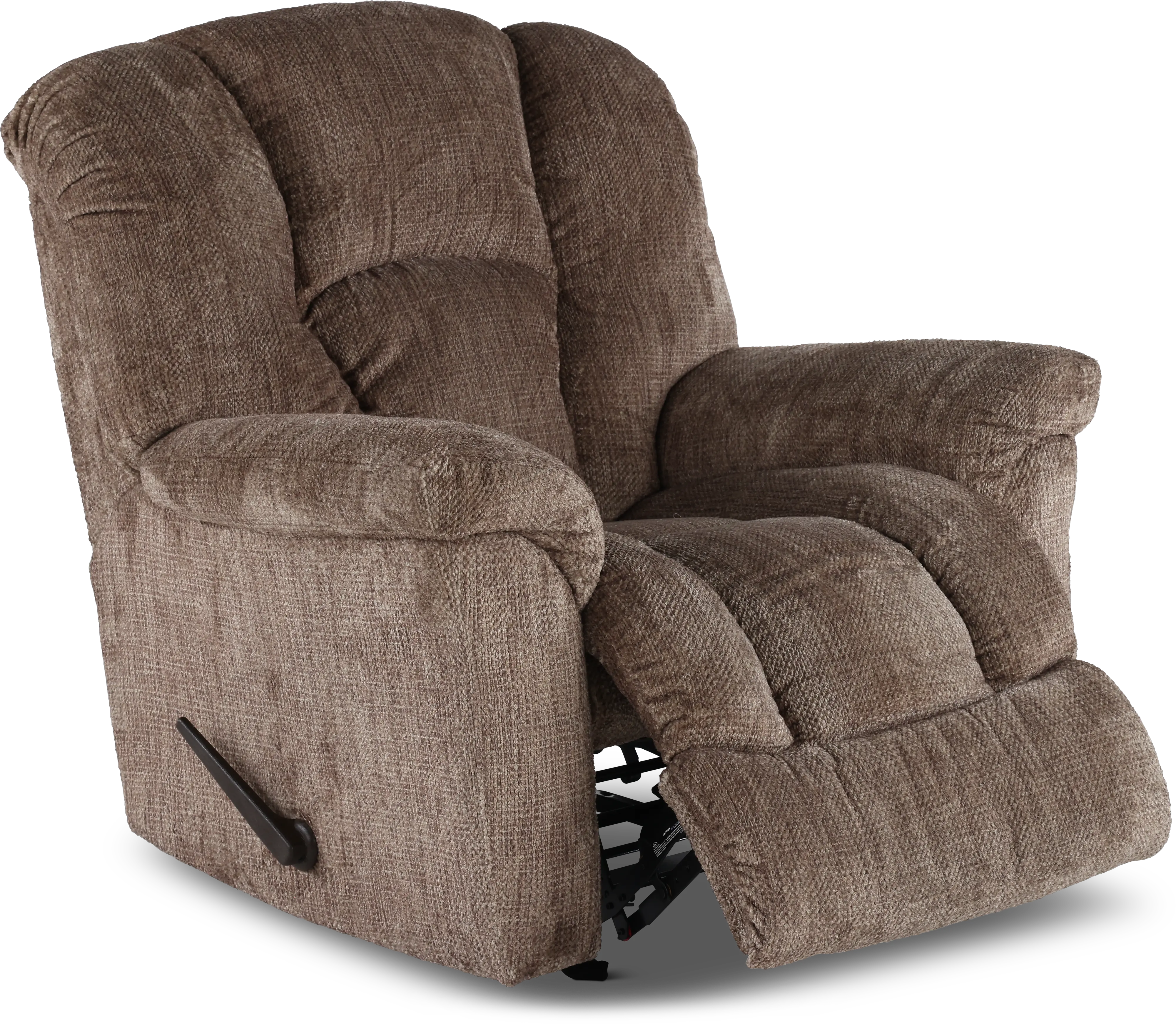 Equalizer Camel Brown Manual Rocker Recliner-5