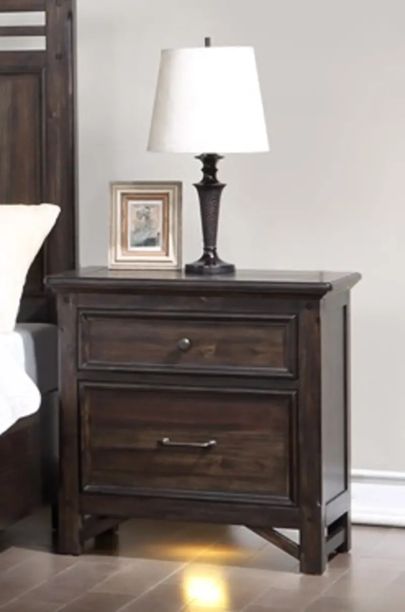 Stratford Brown Nightstand
