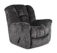 Equalizer Charcoal Gray Manual Rocker Recliner