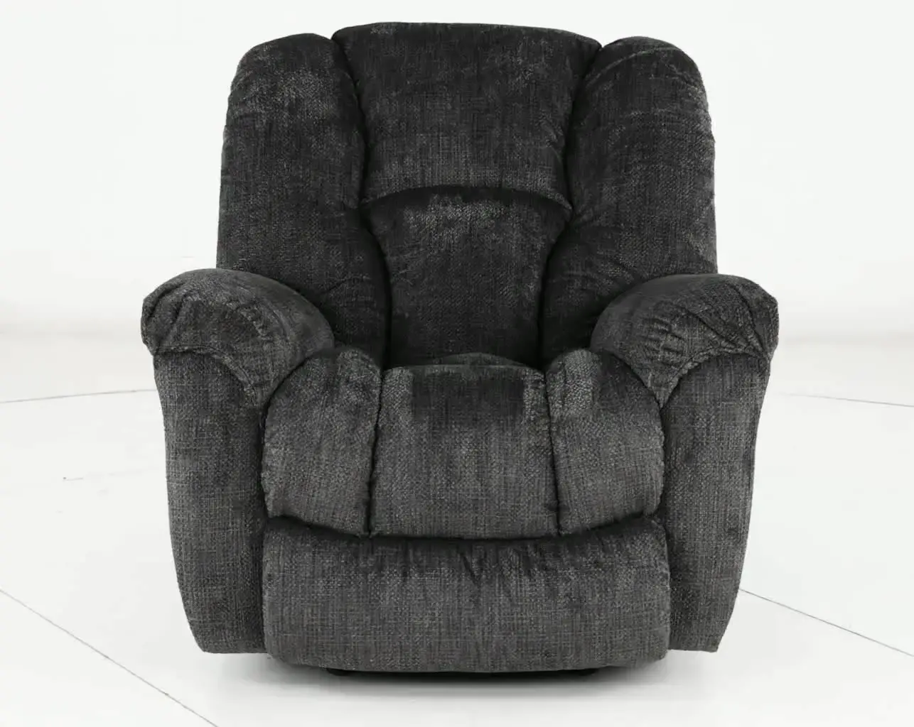 Equalizer Charcoal Gray Manual Rocker Recliner-4