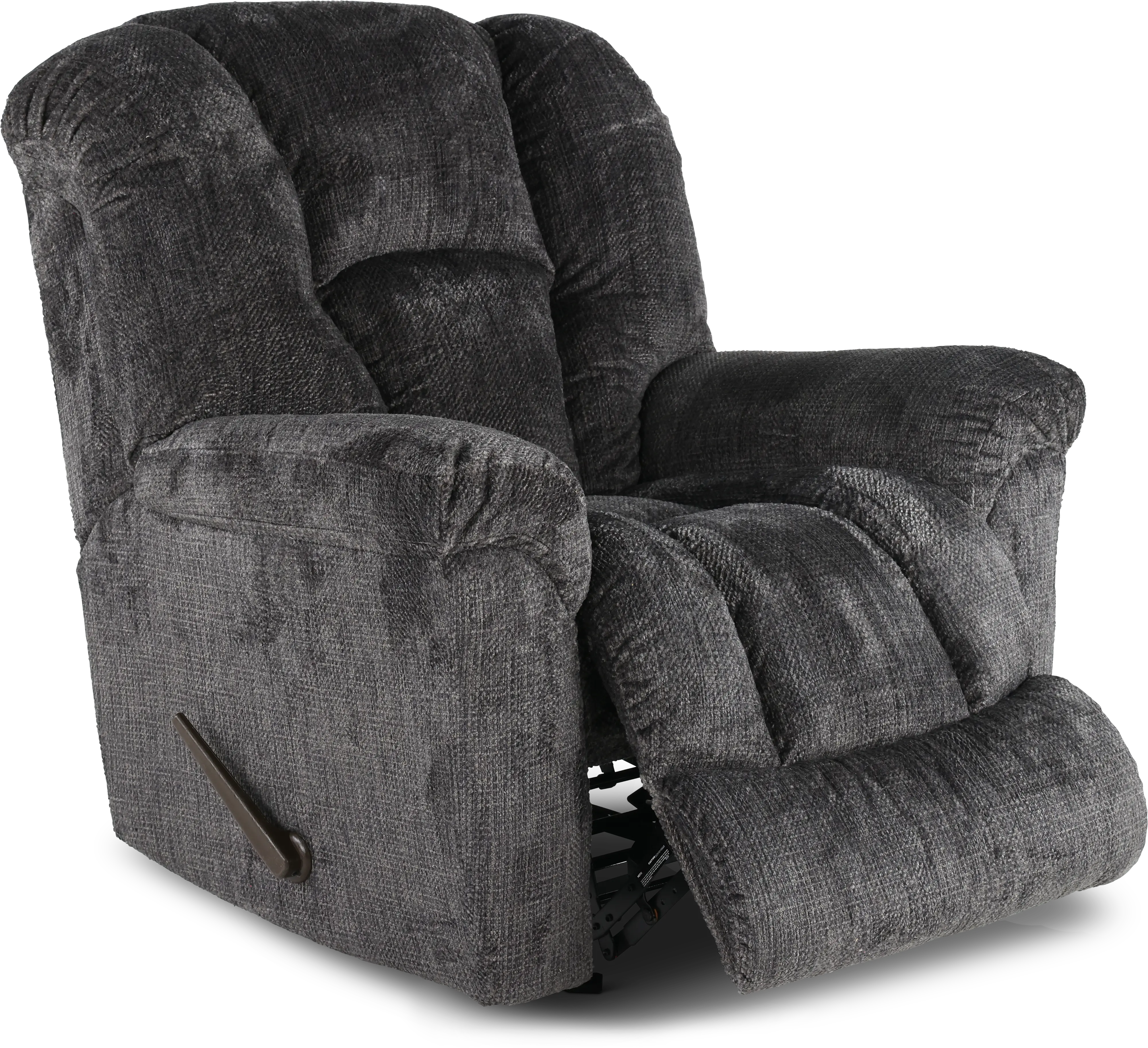 Equalizer Charcoal Gray Manual Rocker Recliner-5