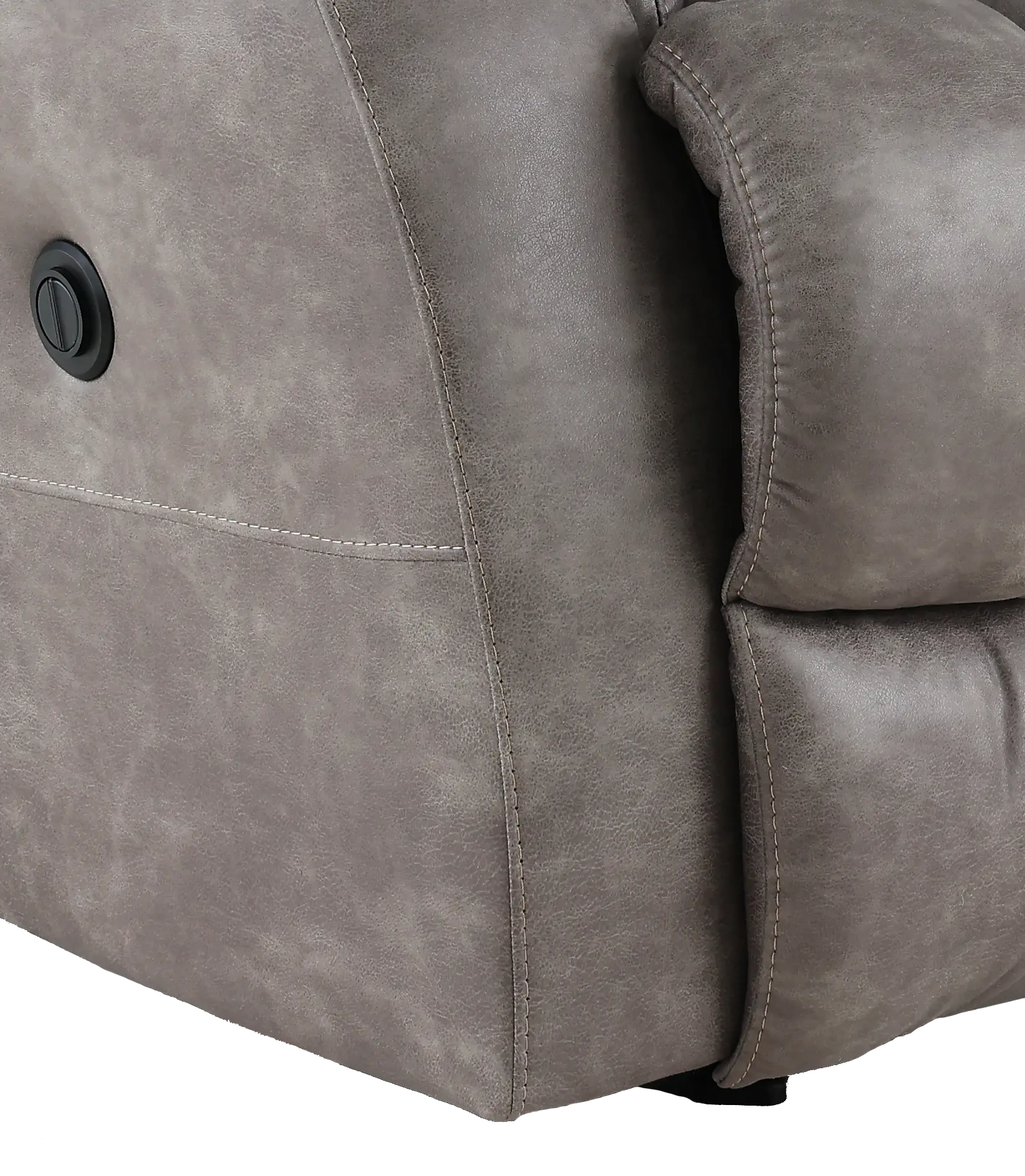 Blockbuster Gray Power Rocker Recliner-3