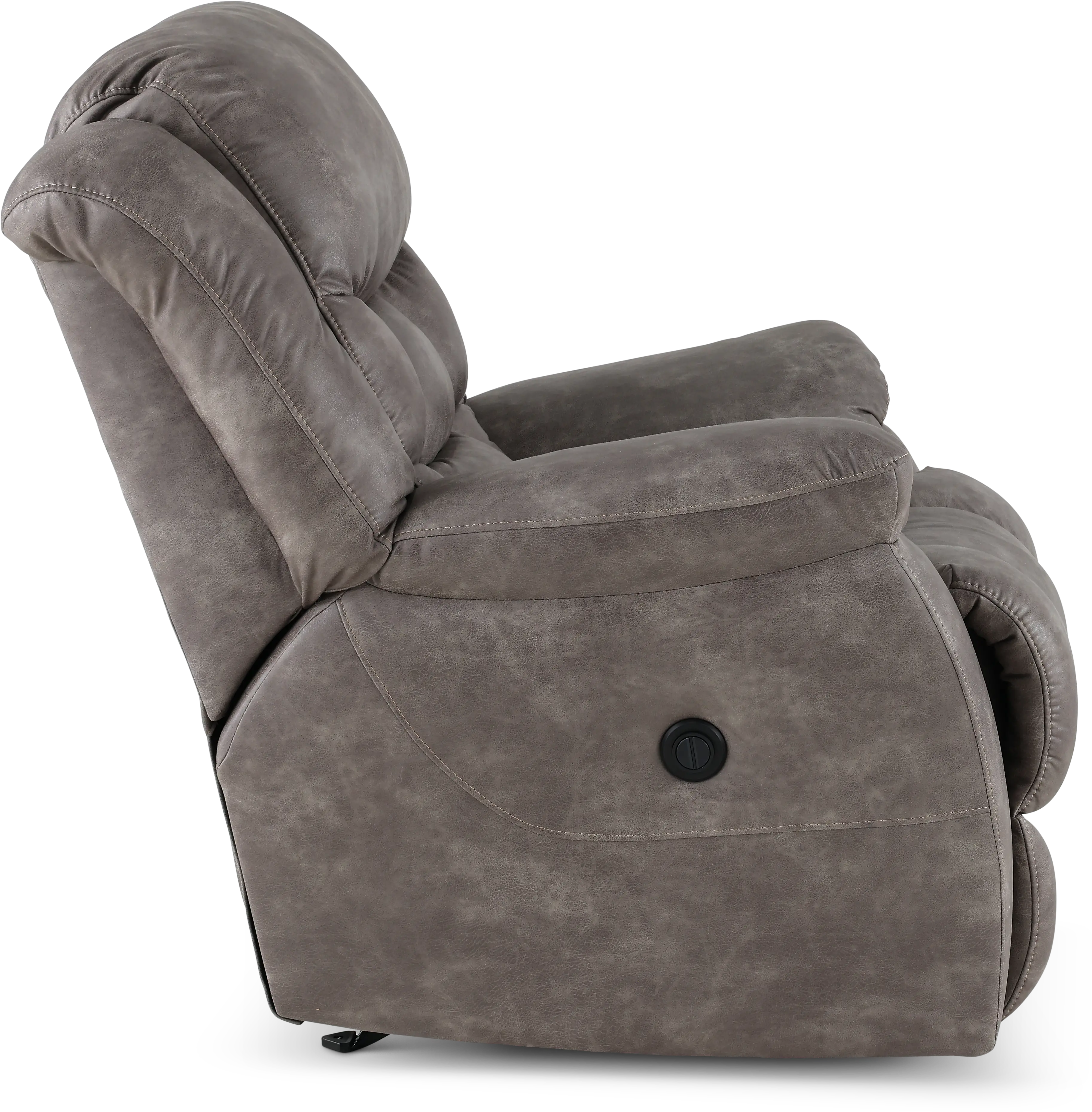 Blockbuster Gray Power Rocker Recliner-7