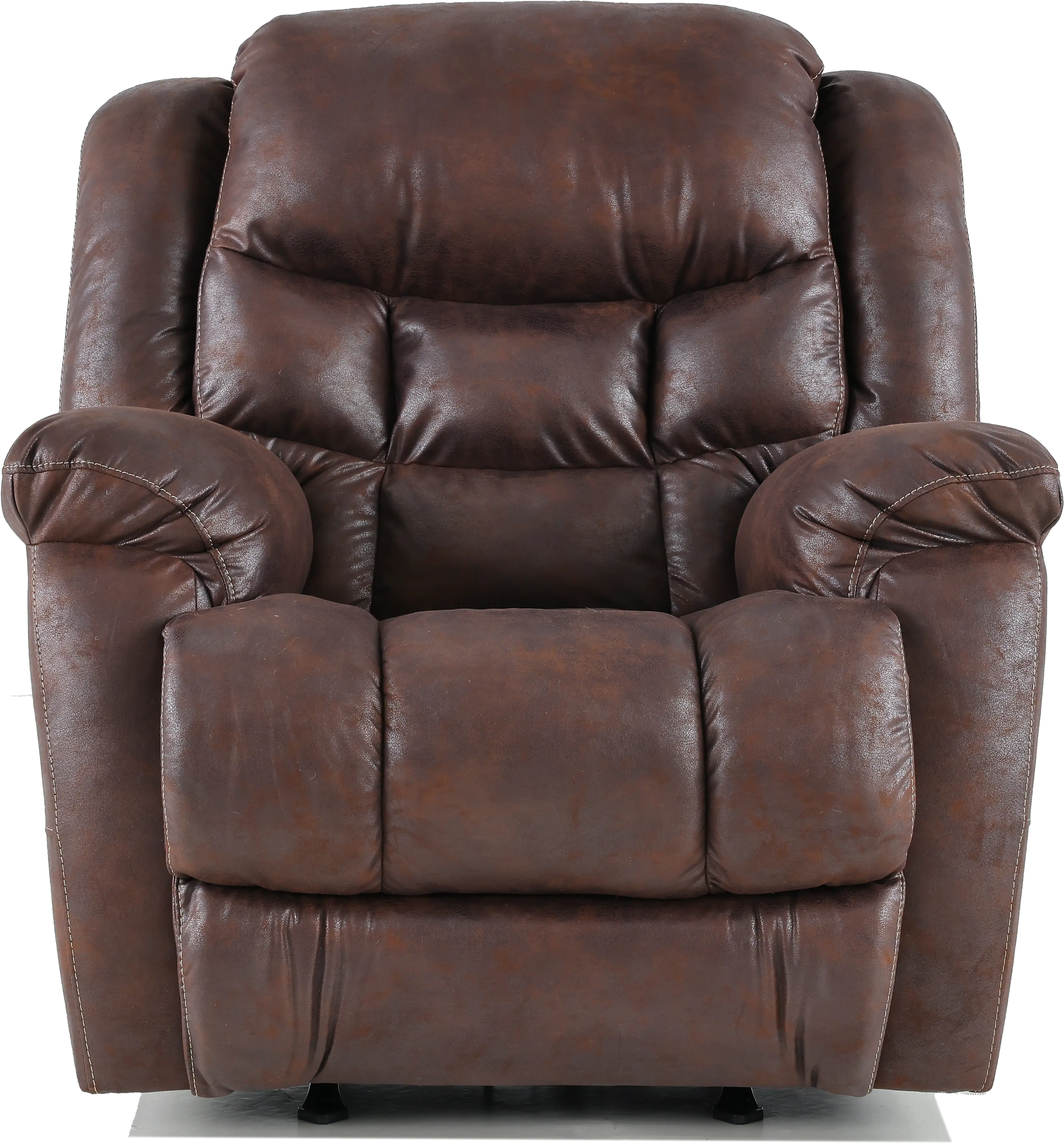 Blockbuster Brown Power Rocker Recliner-1