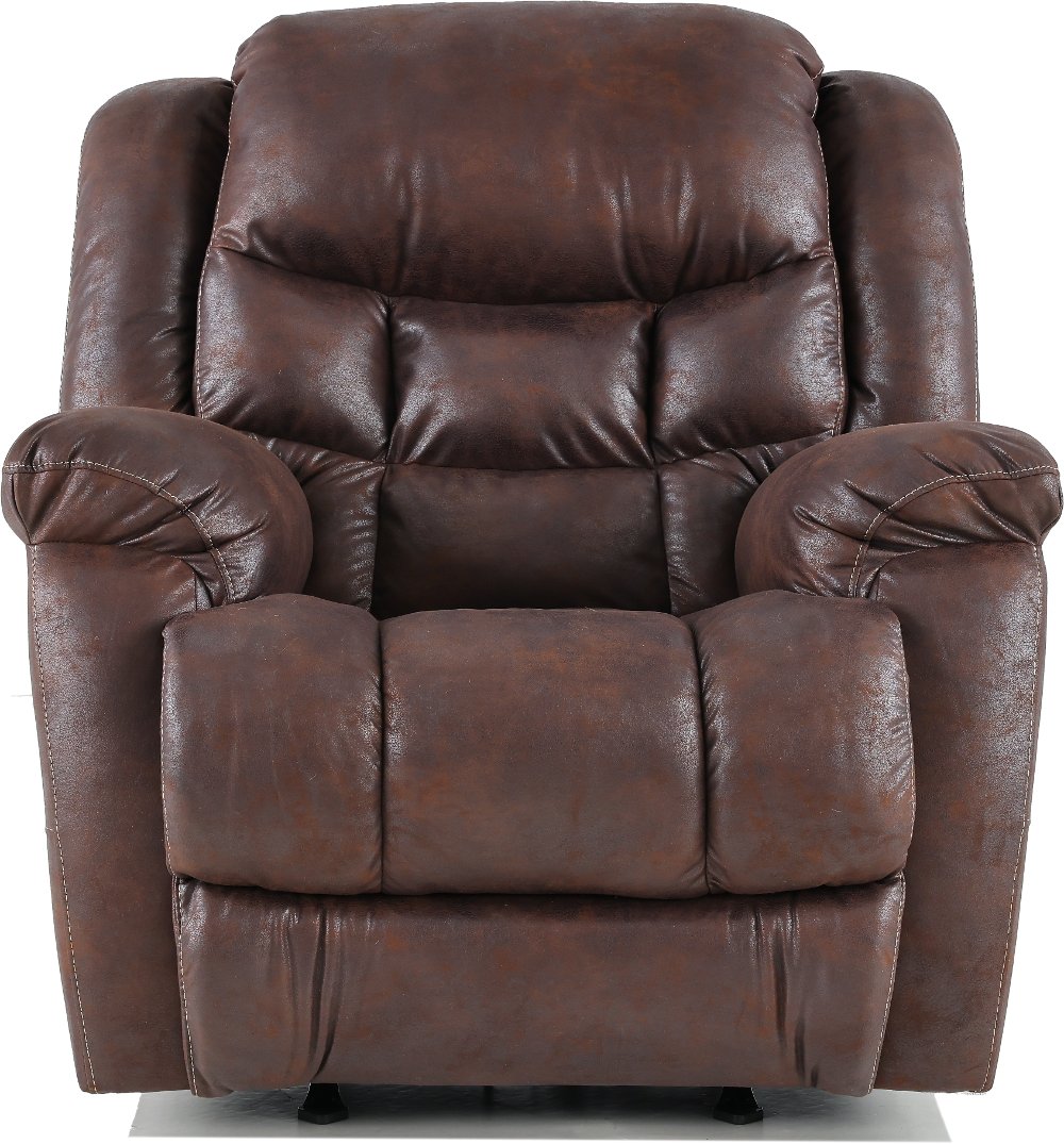 Blockbuster Brown Power Rocker Recliner