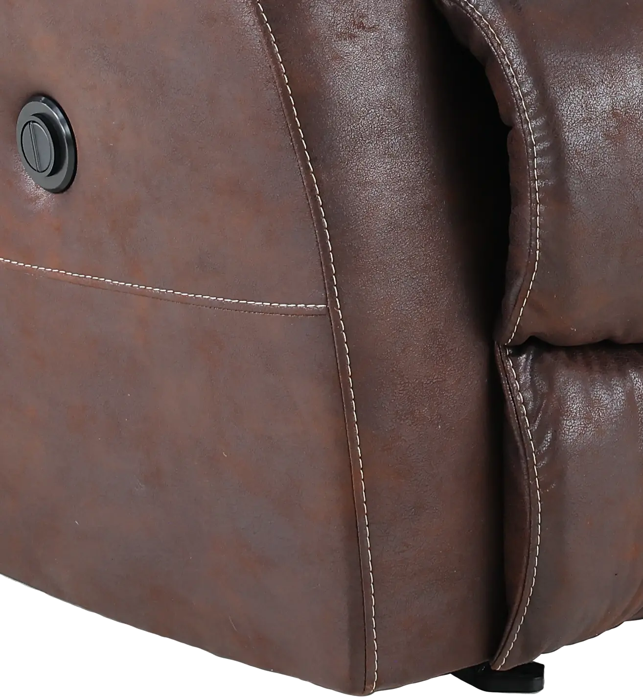Blockbuster Brown Power Rocker Recliner-2