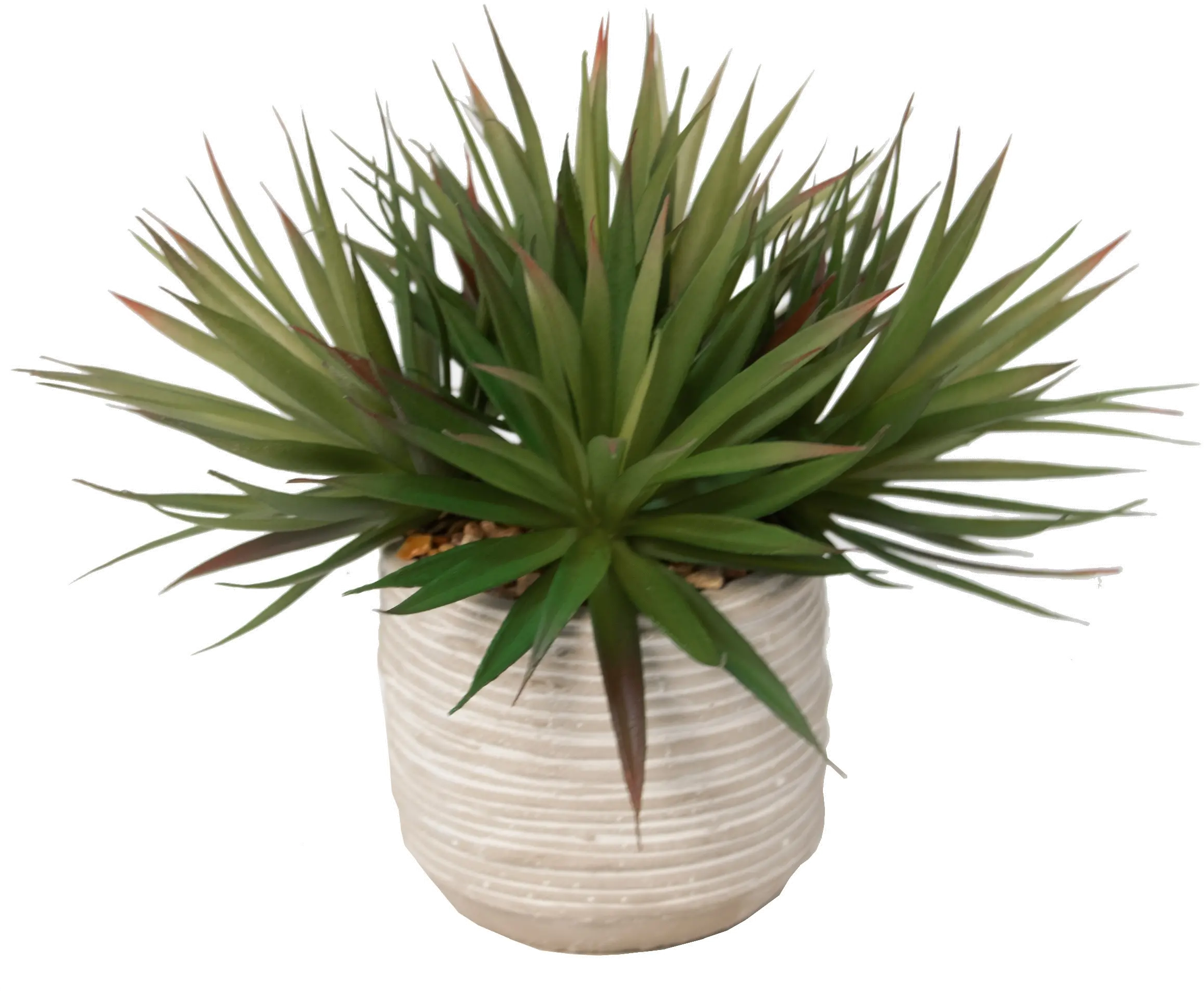 Faux Spikey Succulent in Stone Pot-2