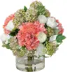 16  Hydrangea Peony Glass Bowl