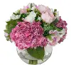 13  Pink Hydrangea Peony Bowl