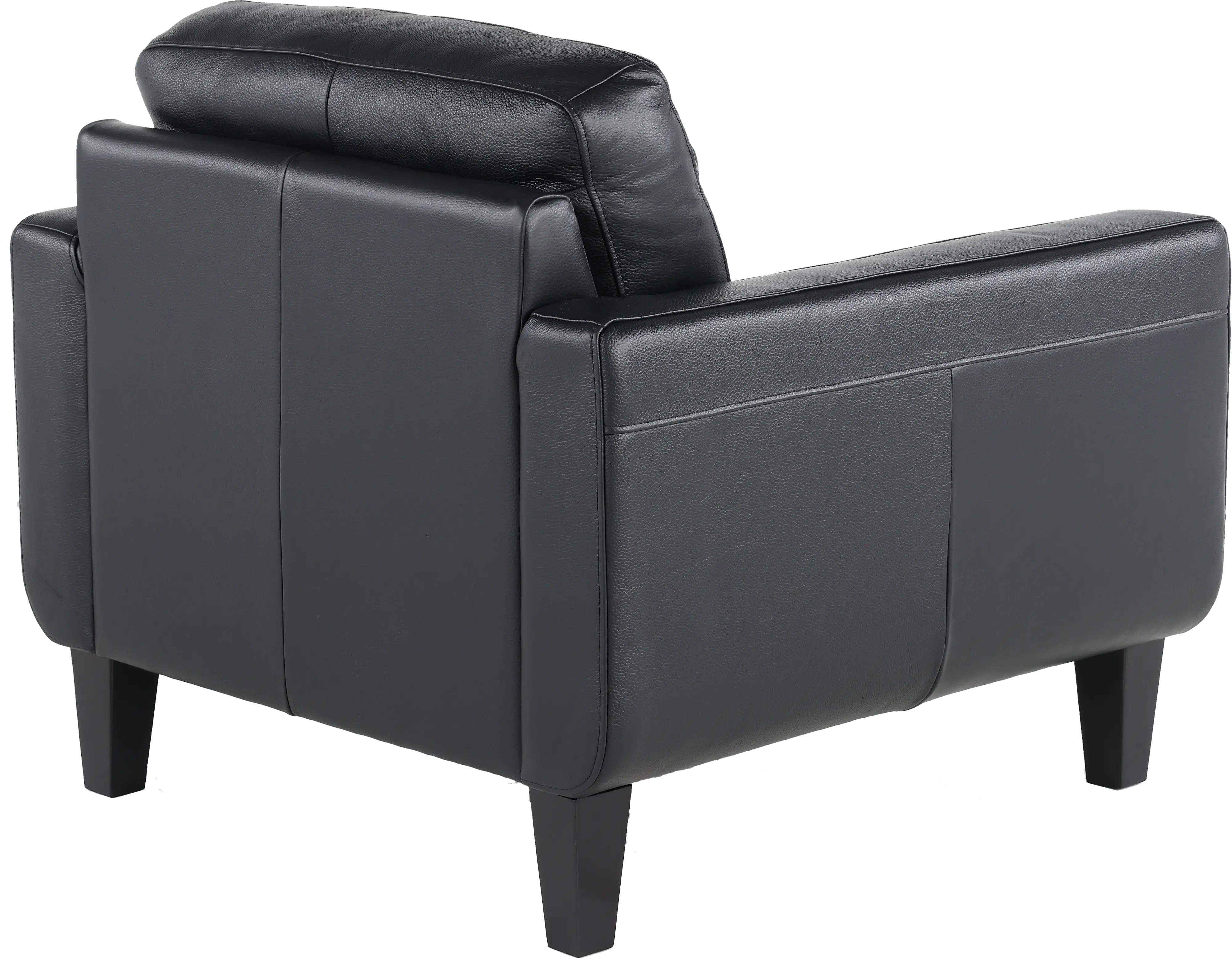 Cameron Black Leather Chair-6