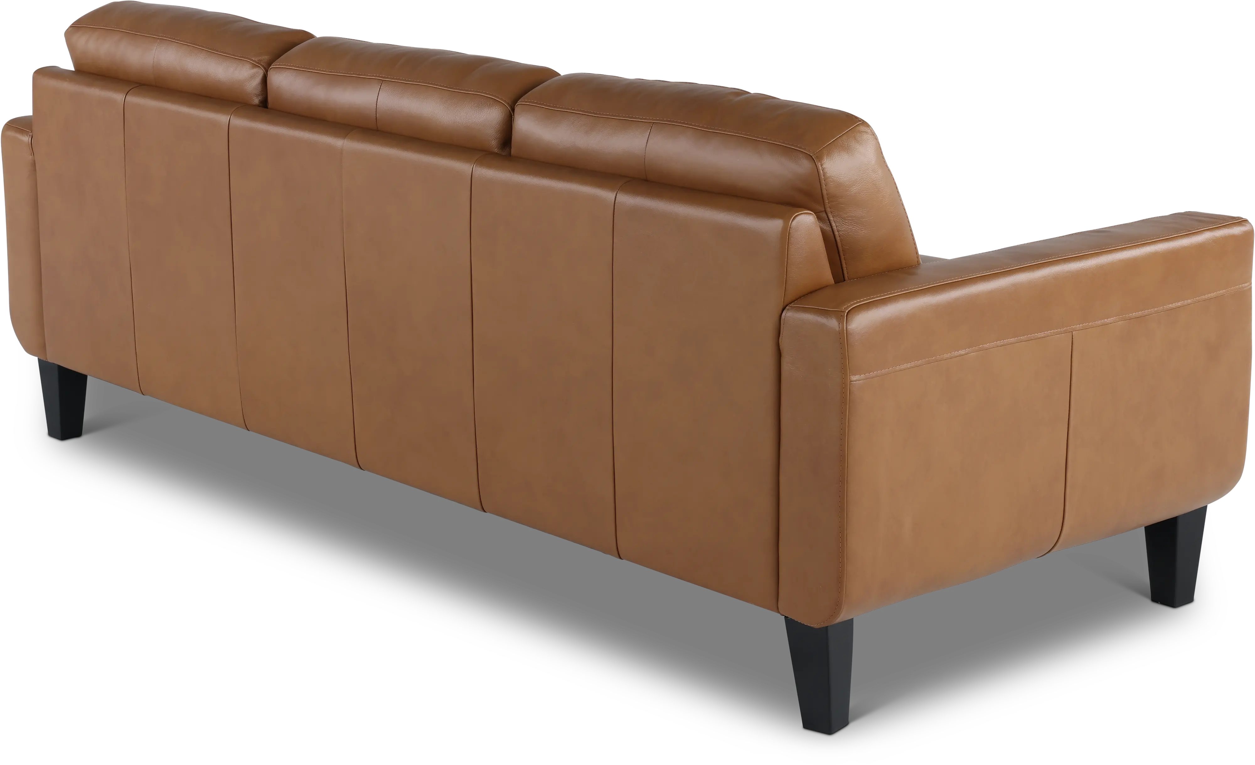 Cameron Brown Leather Sofa-5