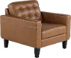 Cameron Brown Leather Chair