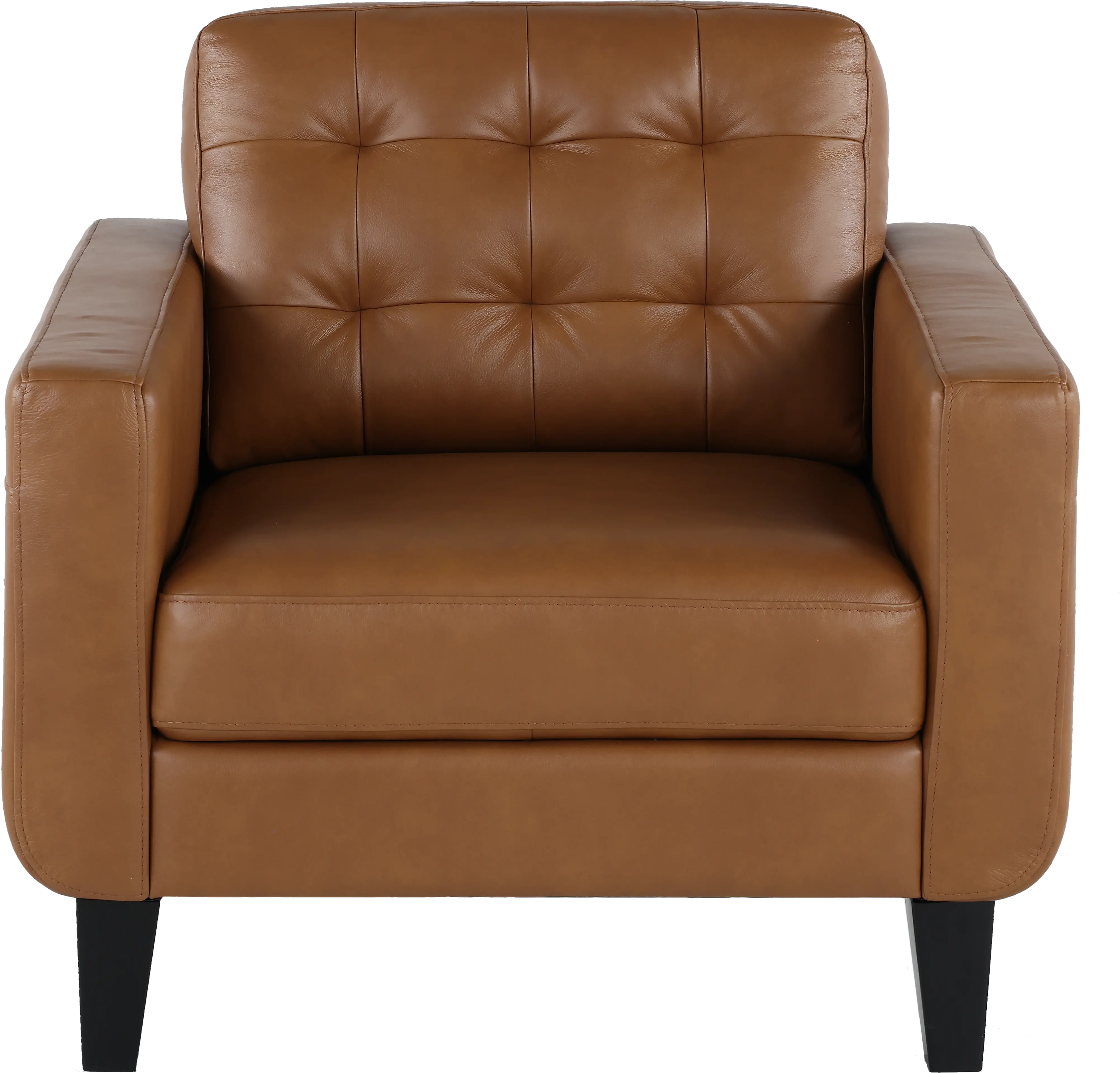 Cameron Brown Leather Chair-4