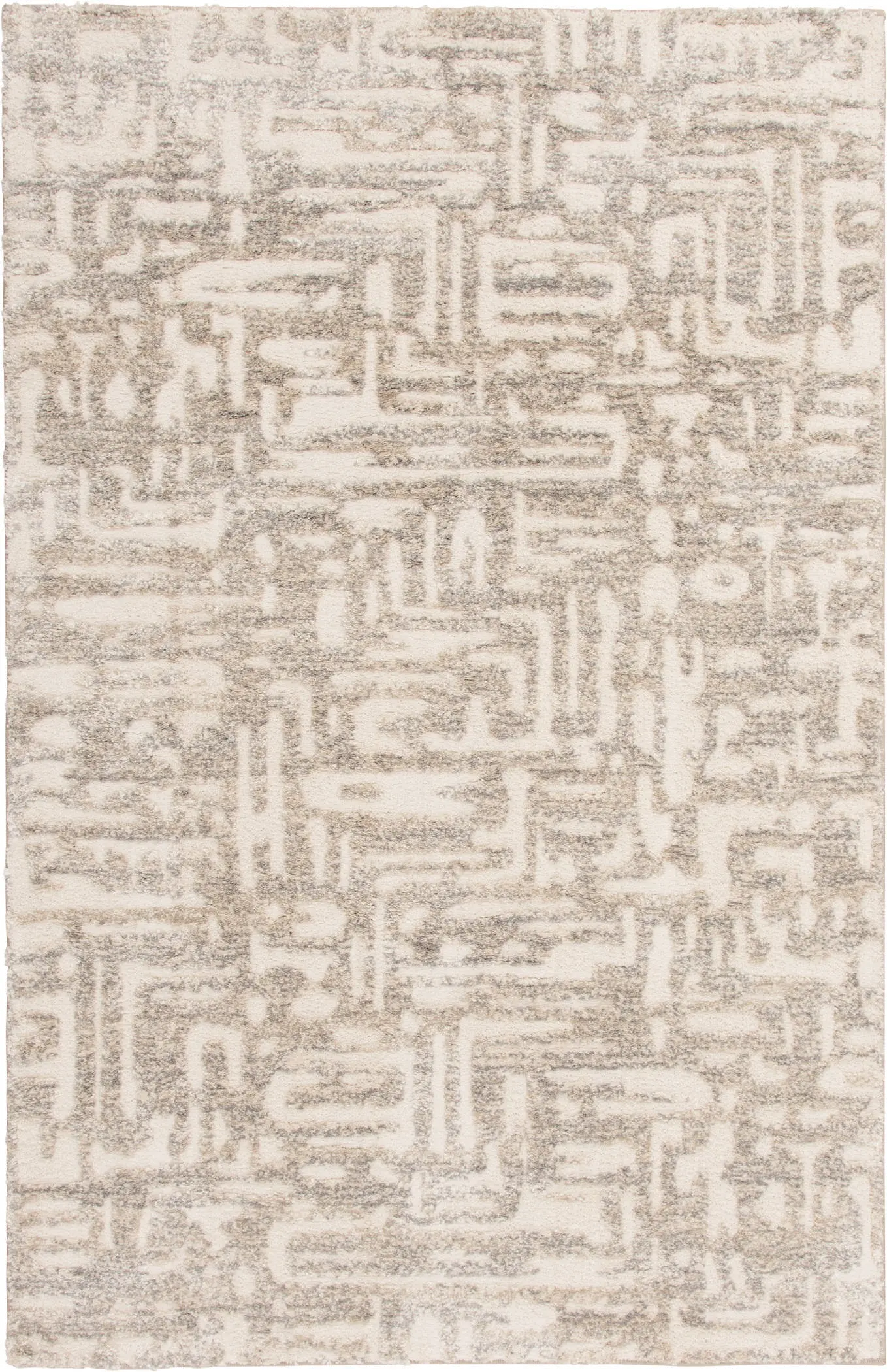 Stonington 5 x 8 Armonia Abstract Cream Area Rug-1