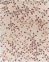 ATH5053-58-5X8ATHENA Athena 5 x 8 Burgundy Berries Area Rug