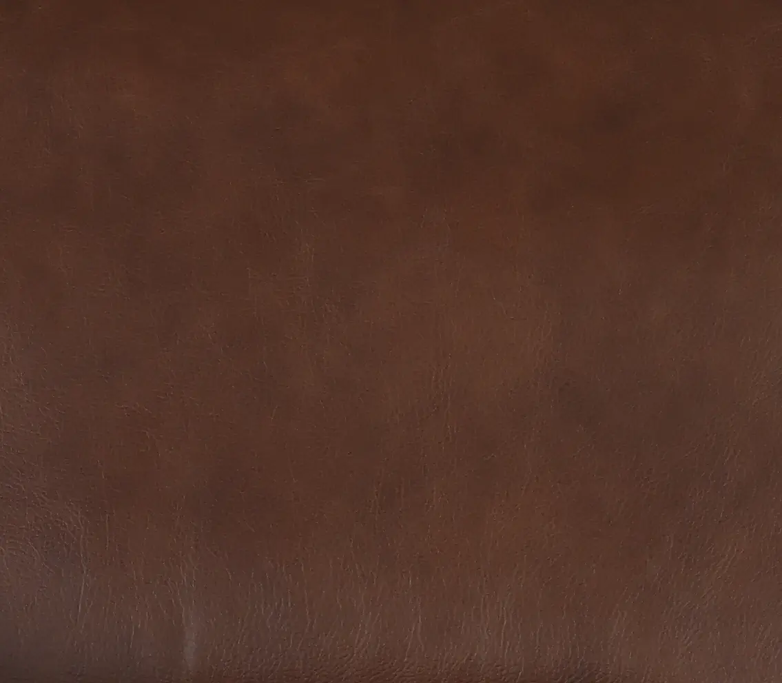 Volcano Brown Leather Ottoman-7