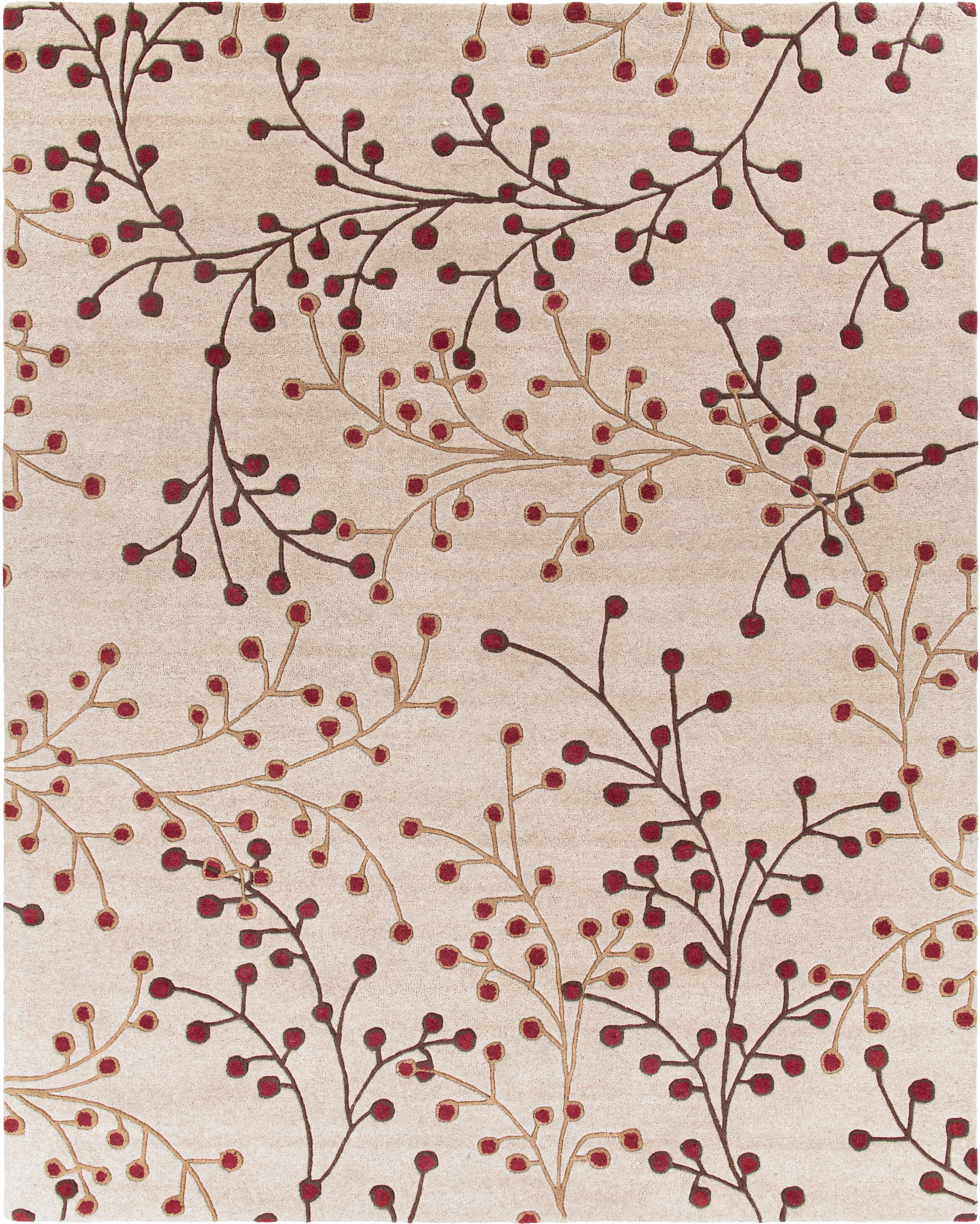 ATH5053-811-8X11-ATH Athena 8 x 11 Burgundy Berries Area Rug-1