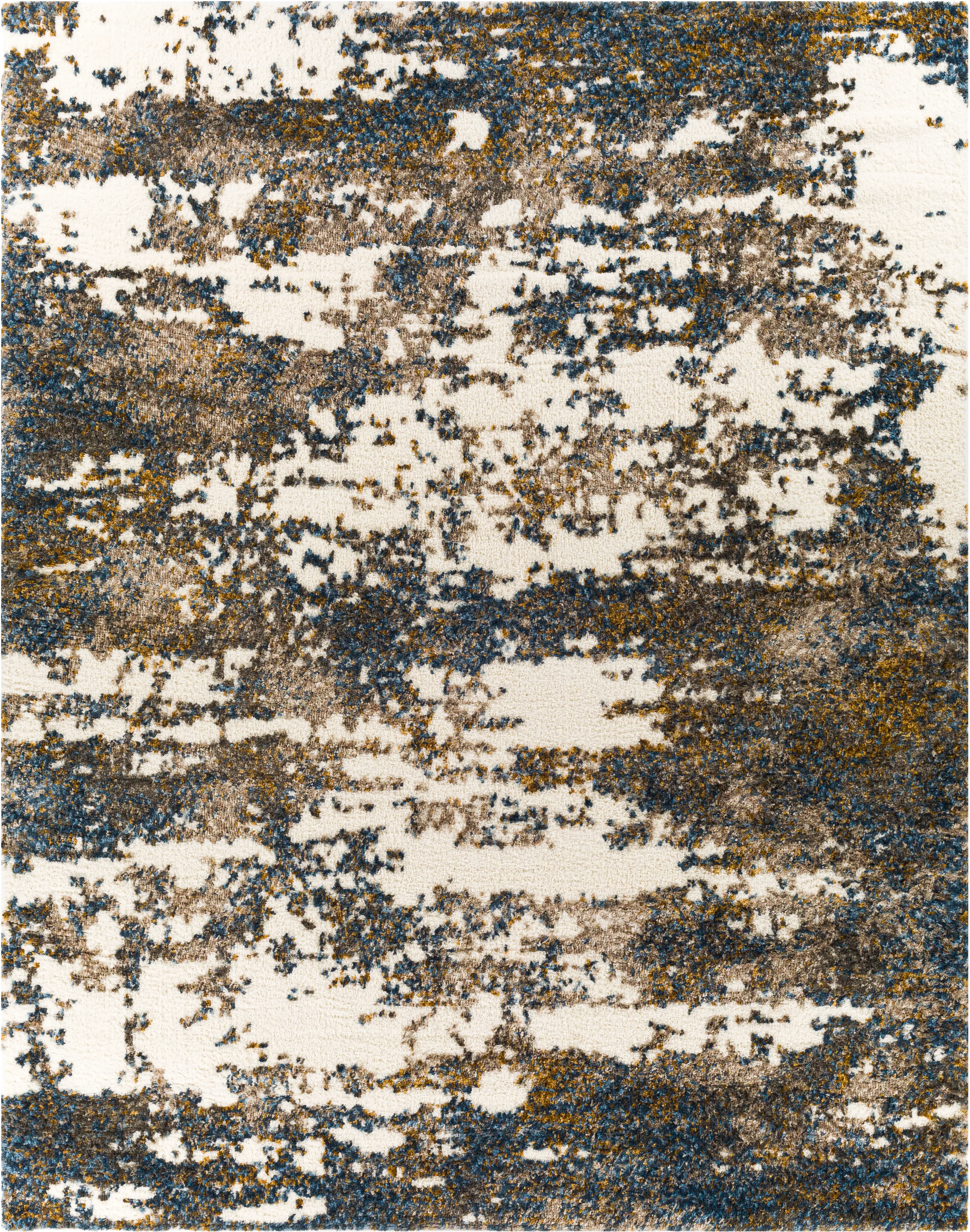 CSG2308-71010-CELEST Celestial 8 x 10 Contemporary Blue Shag Rug-1