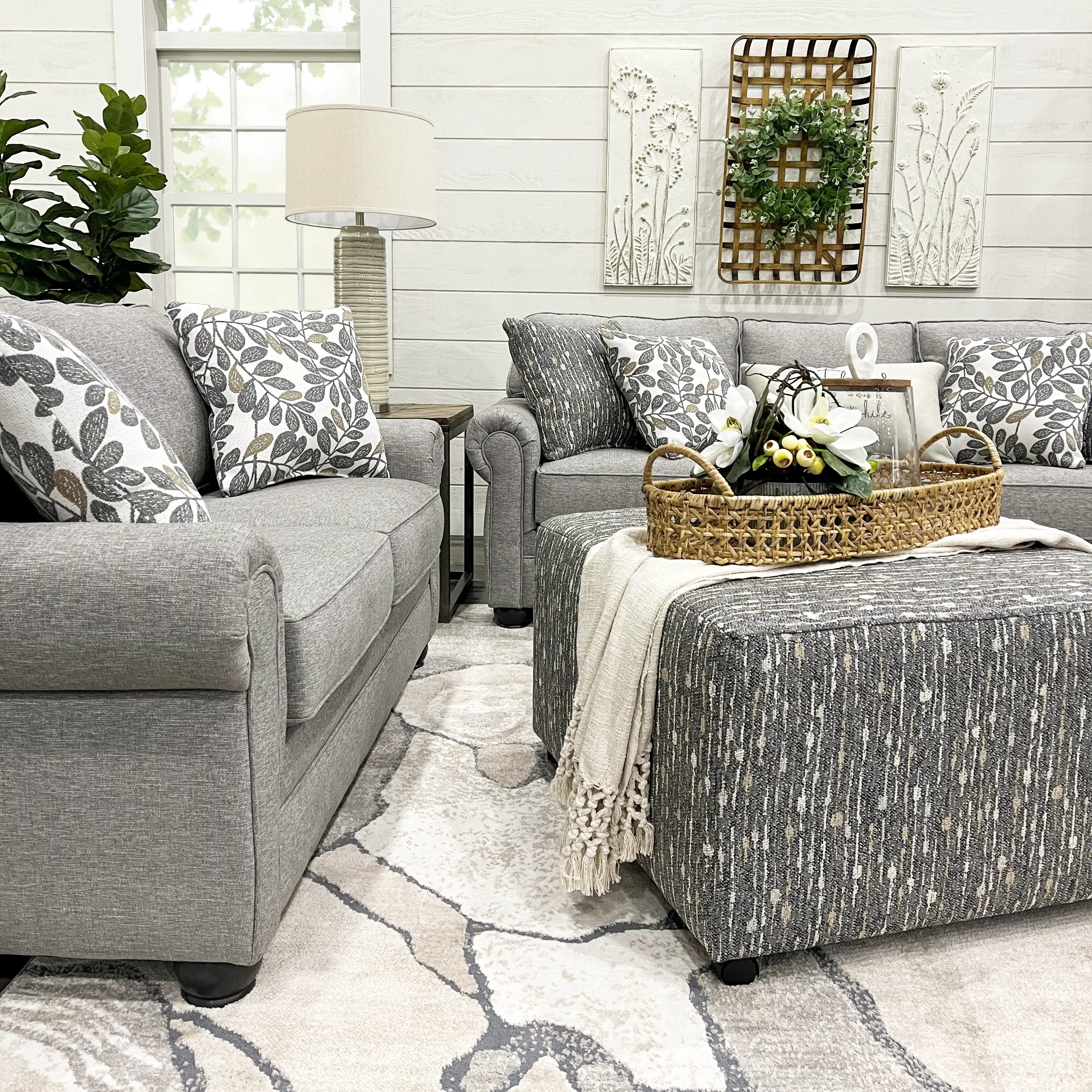 Simplicity Gray Loveseat-9