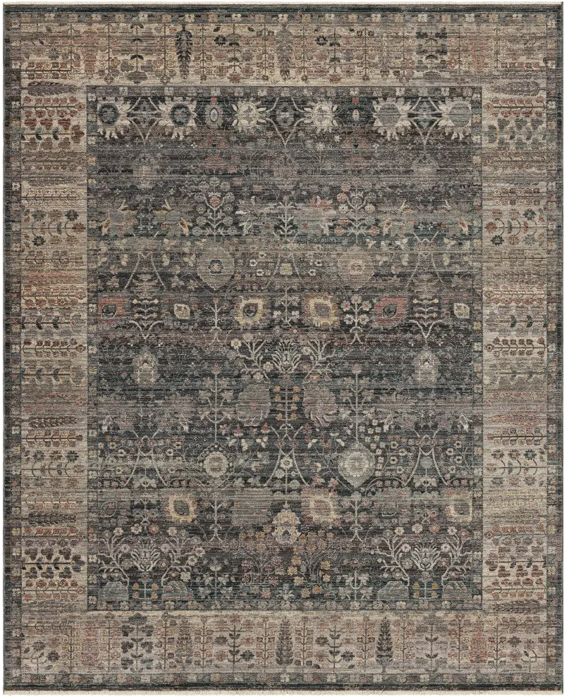 Echo 5 x 8 Grasole Denim Blue Area Rug