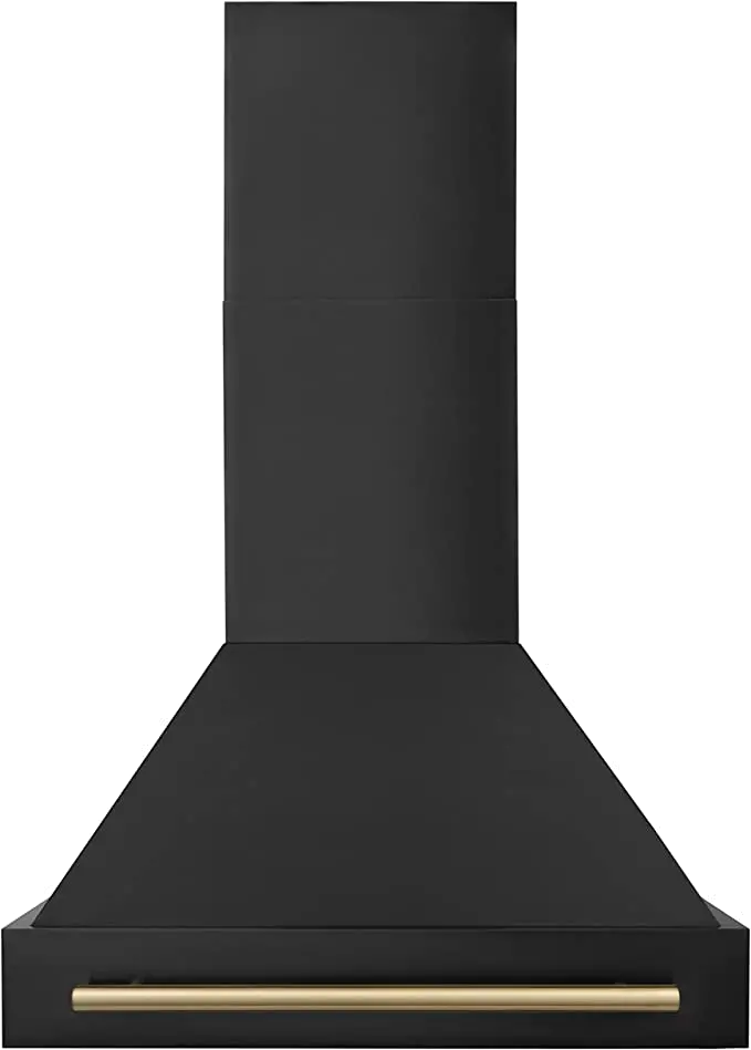 BS655Z-30-CB ZLINE 30 Inch Chimney Range Hood - Black Stainless Steel-1