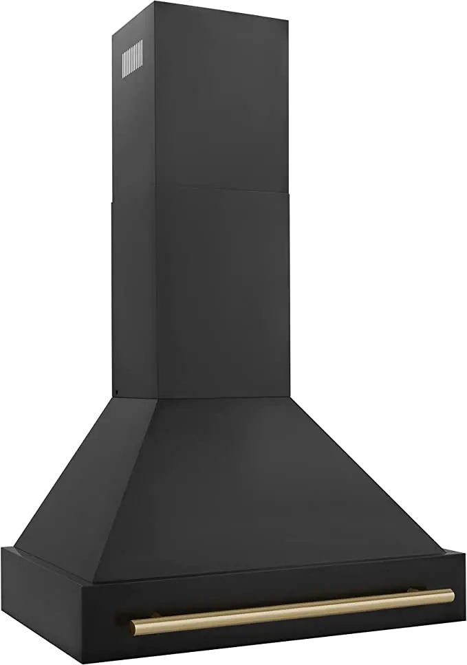 BS655Z-30-CB ZLINE 30 Inch Chimney Range Hood - Black Stainless Steel-5
