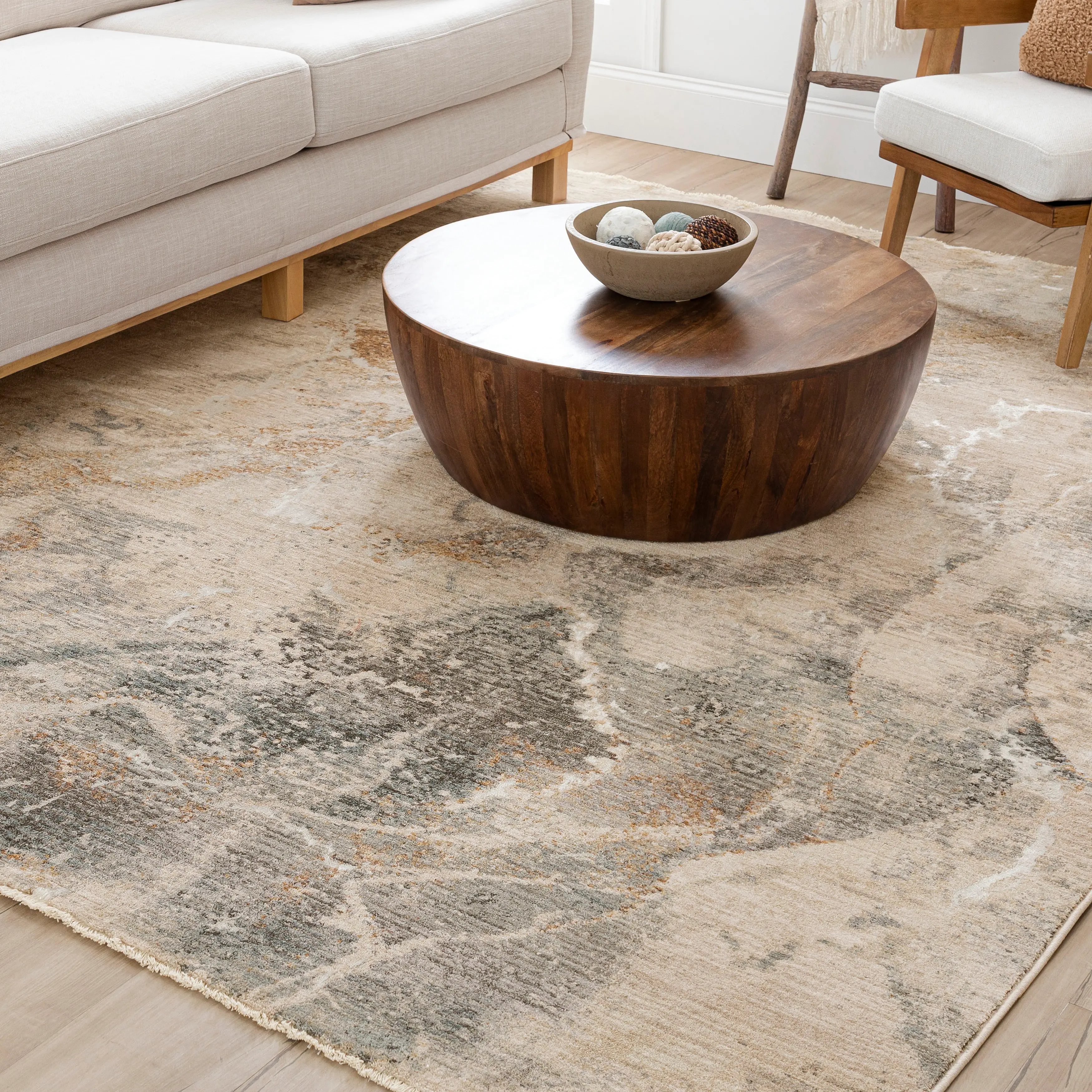 R1063-238/DENIM-7X10 Echo 8 x 10 Tesoro Cream Area Rug-7