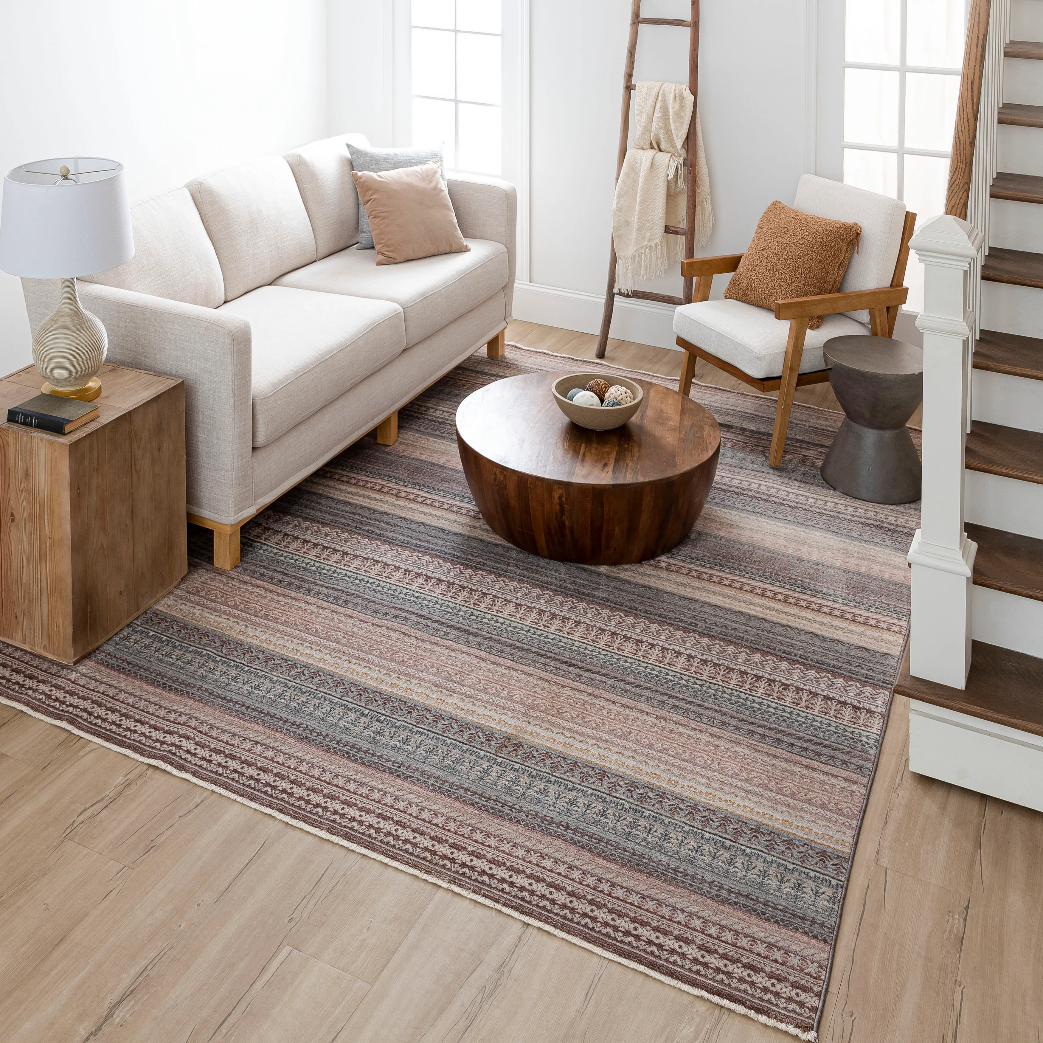 R1065-131/CAPRI-7X10 Echo 8 x 10 Caprice Gray Area Rug-5
