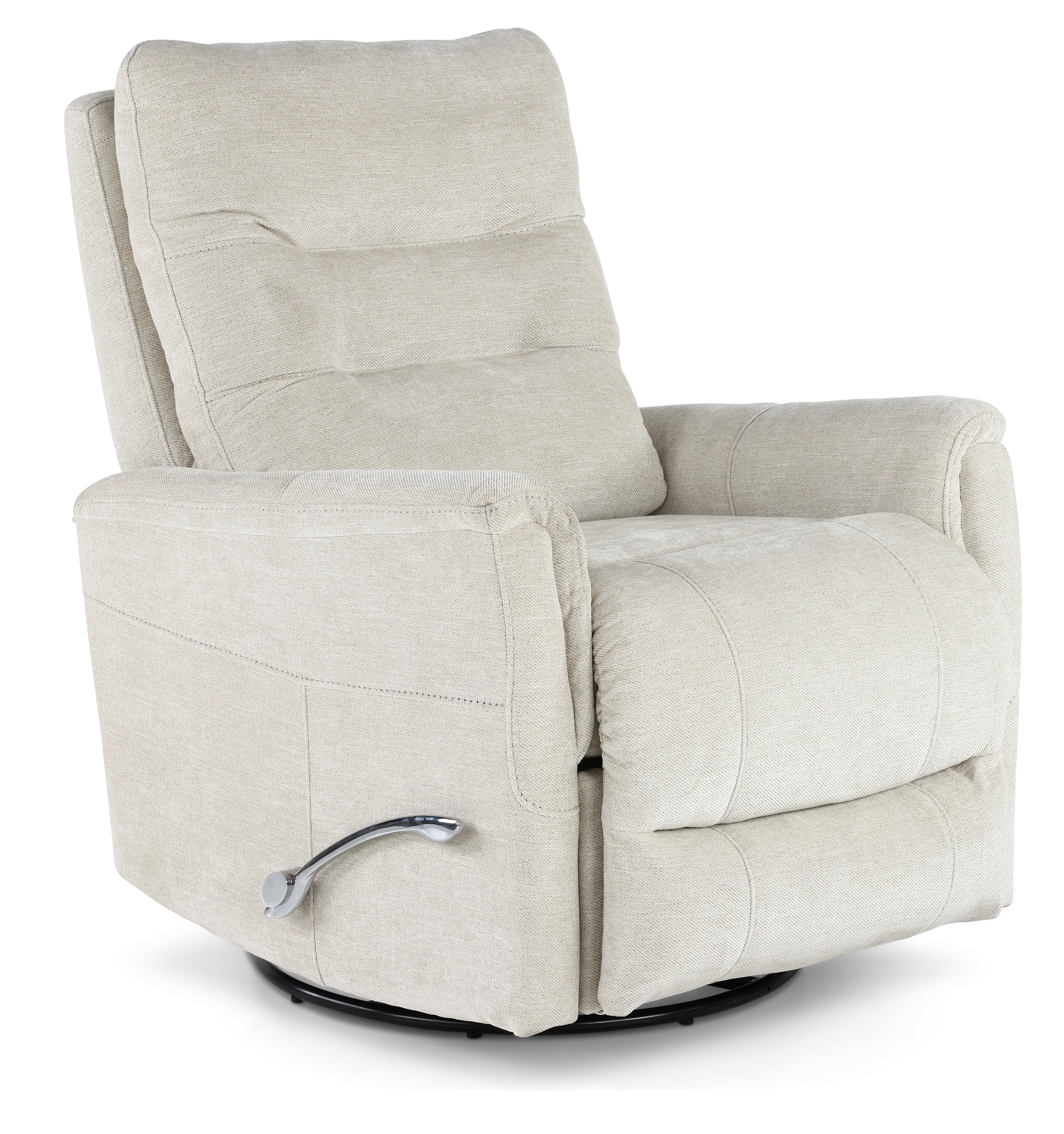 Leo Virtue Linen Swivel Glider Recliner-1