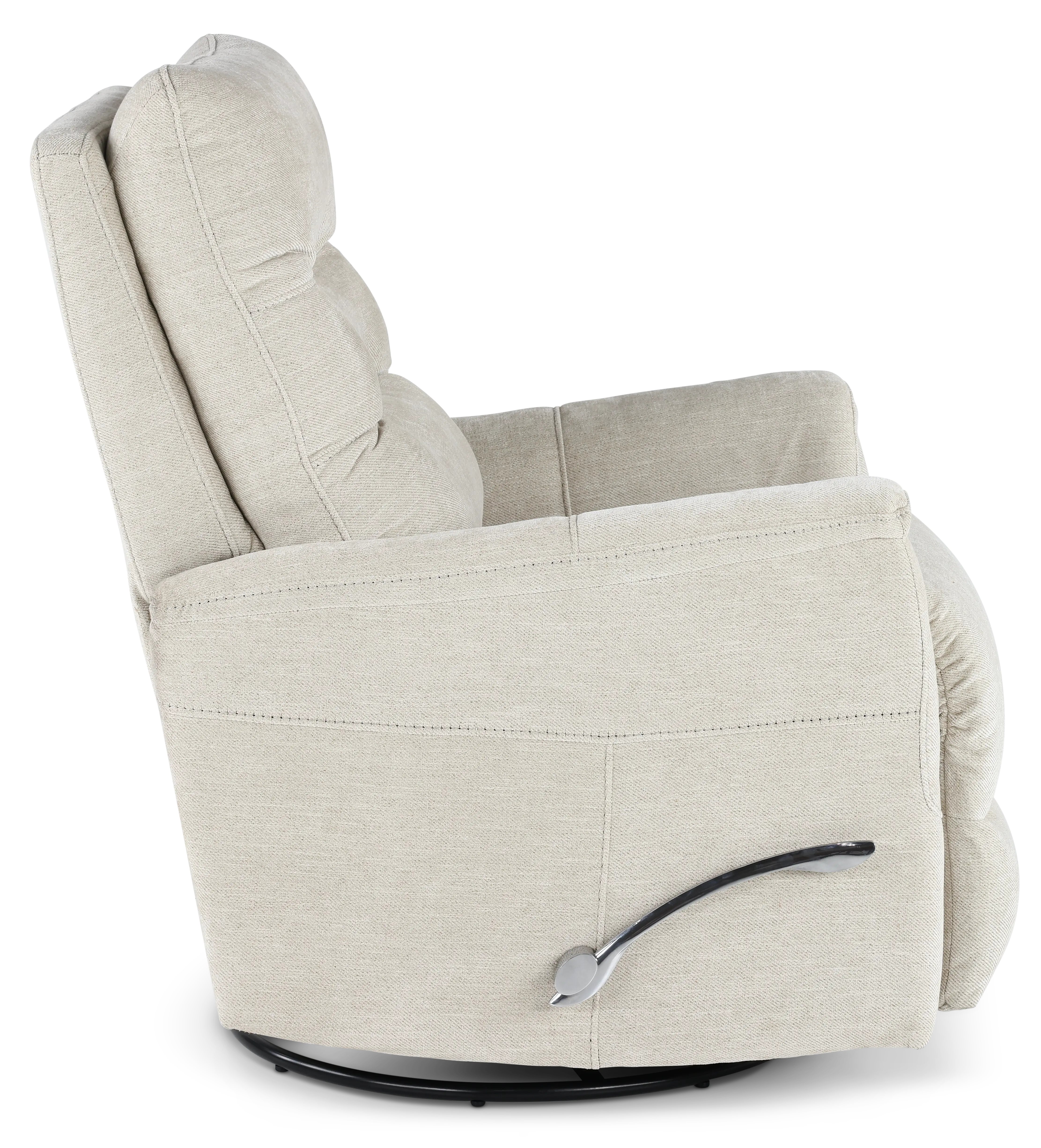 Leo Virtue Linen Swivel Glider Recliner-5