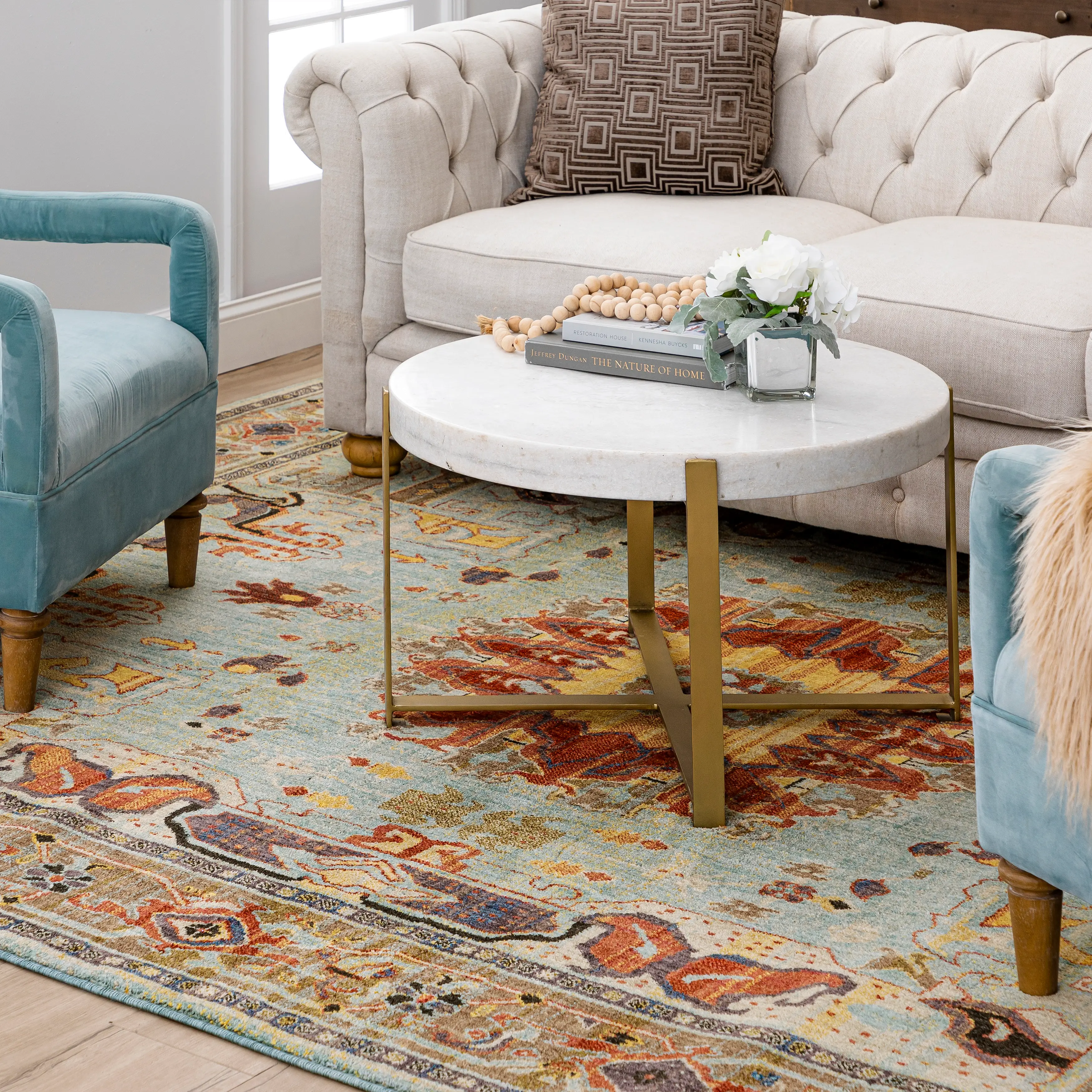 92617-50101/8X11-RUG Pandora 8 x 11 Covetous Blue Area Rug-7