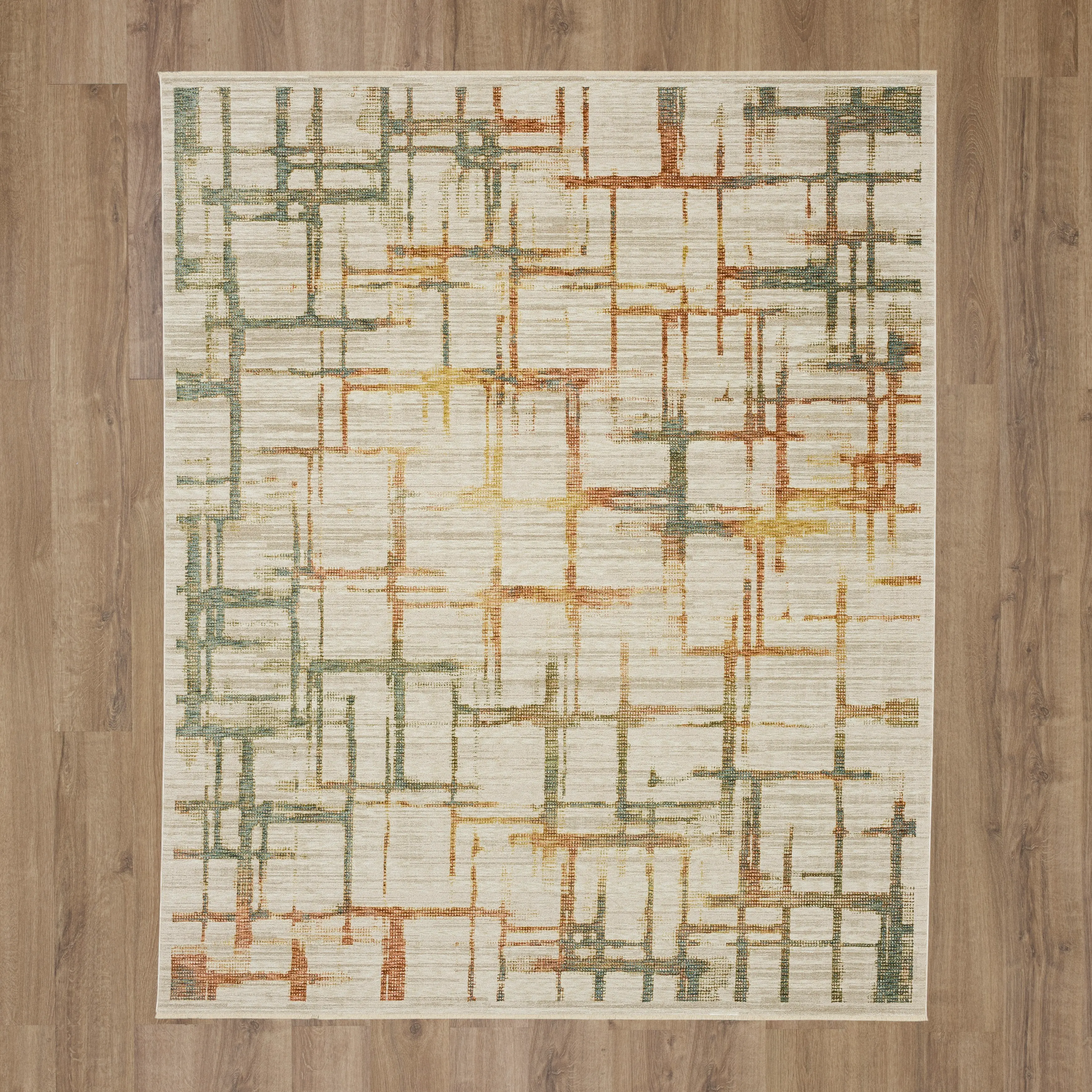 R1159-2245/5X7.6 Memento 5 x 8 Sentimental Beige Area Rug-6