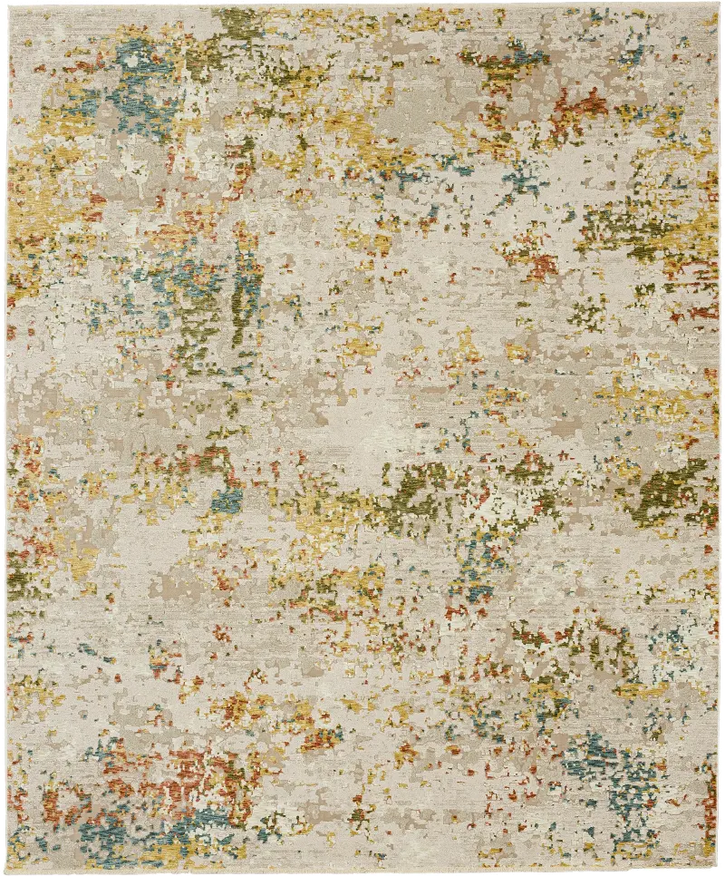 Memento 5 x 8 Souvenir Beige Area Rug