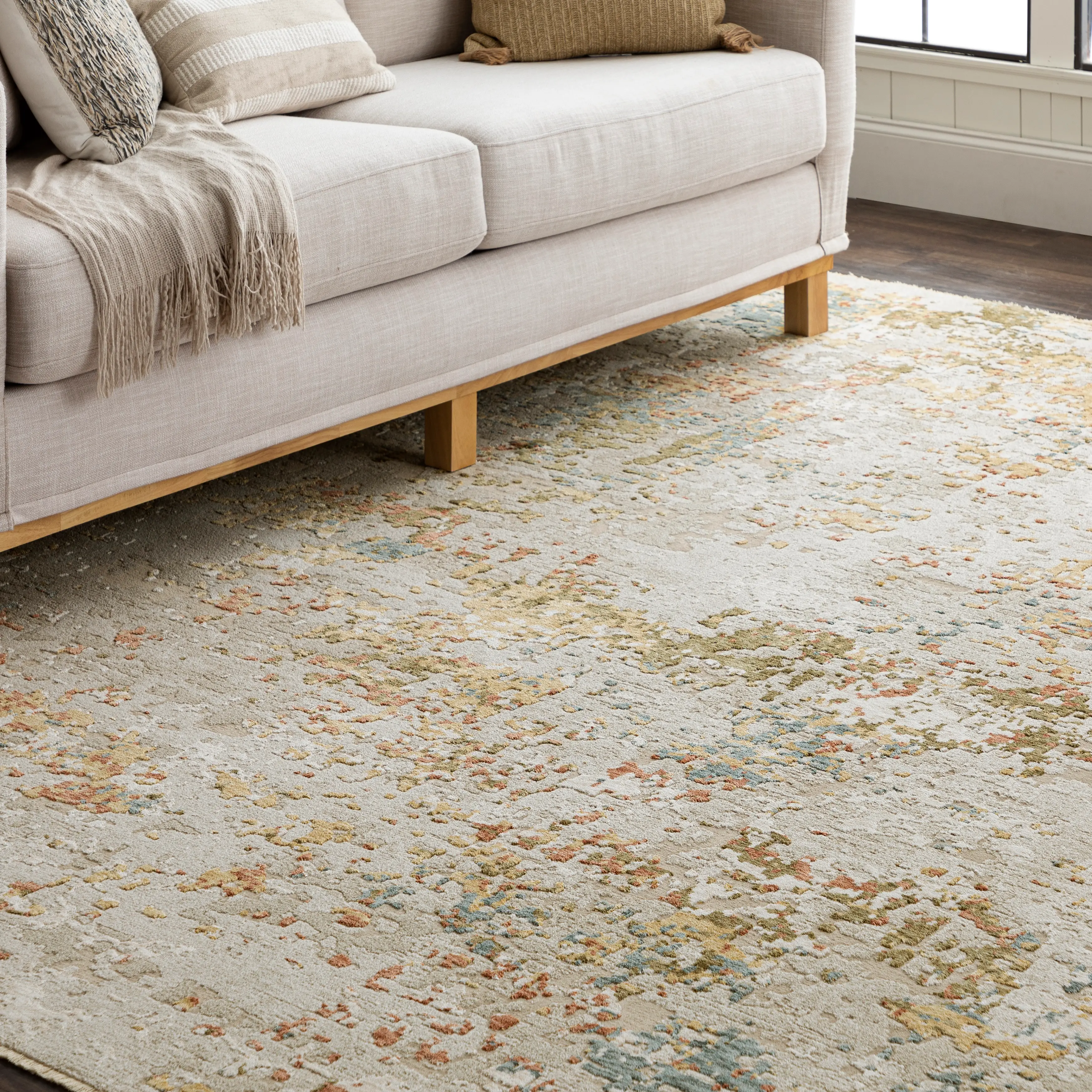 R1161-245/8X10.3 Memento 8 x 10 Sentimental Beige Area Rug-7