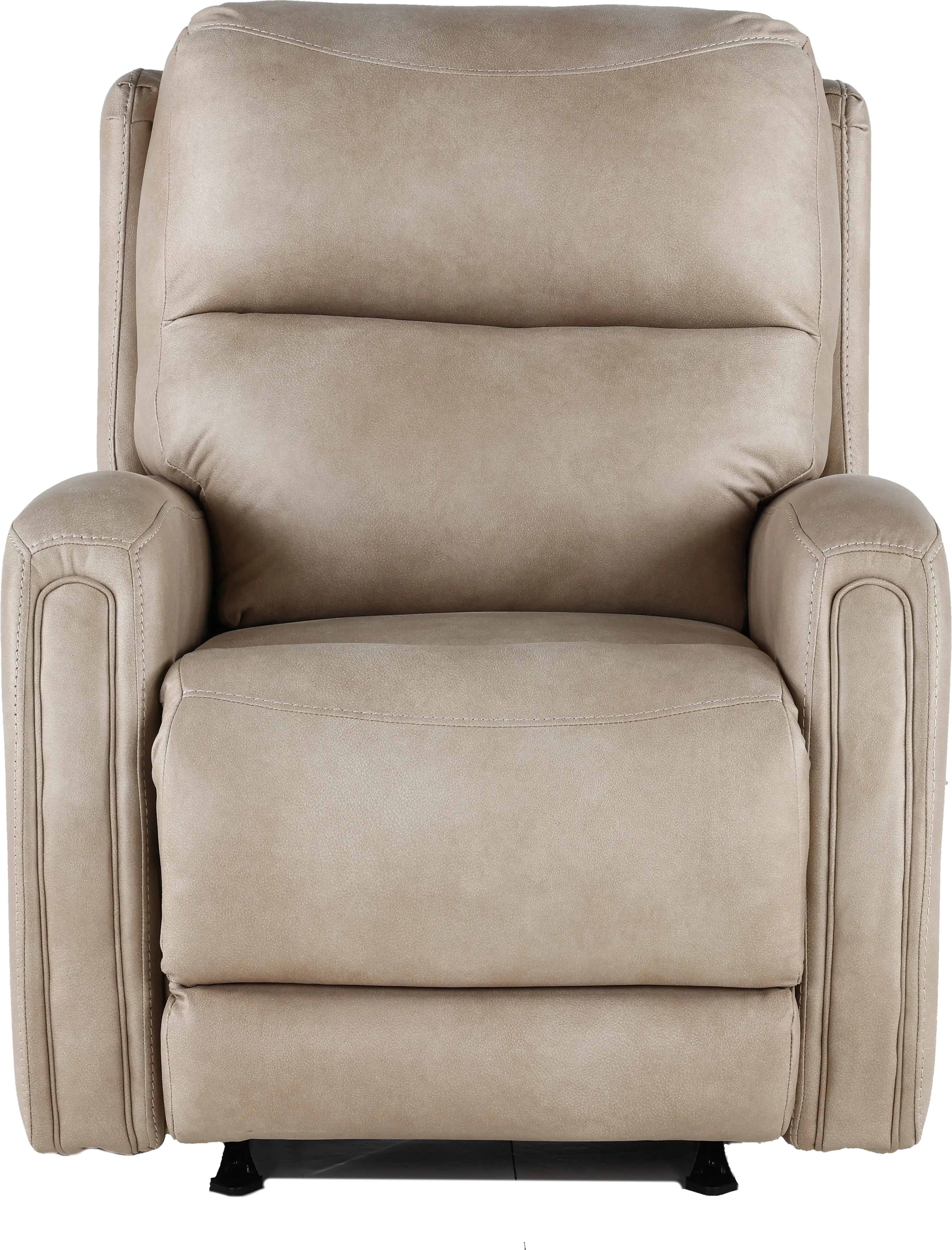 Asher Buff Beige Power Rocker Recliner-1