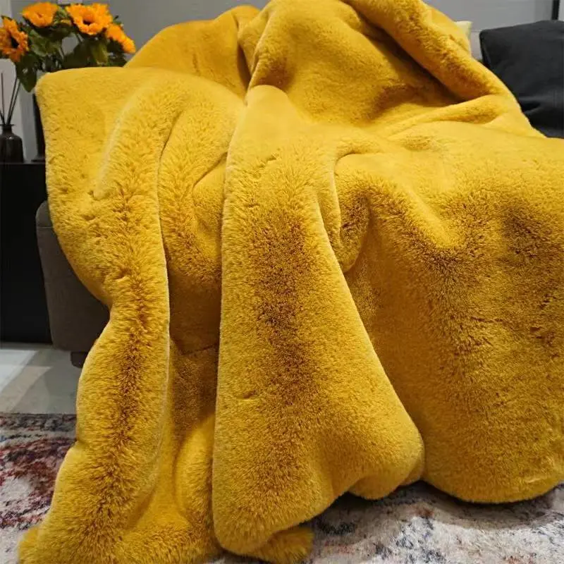 Gold Throw Blanket