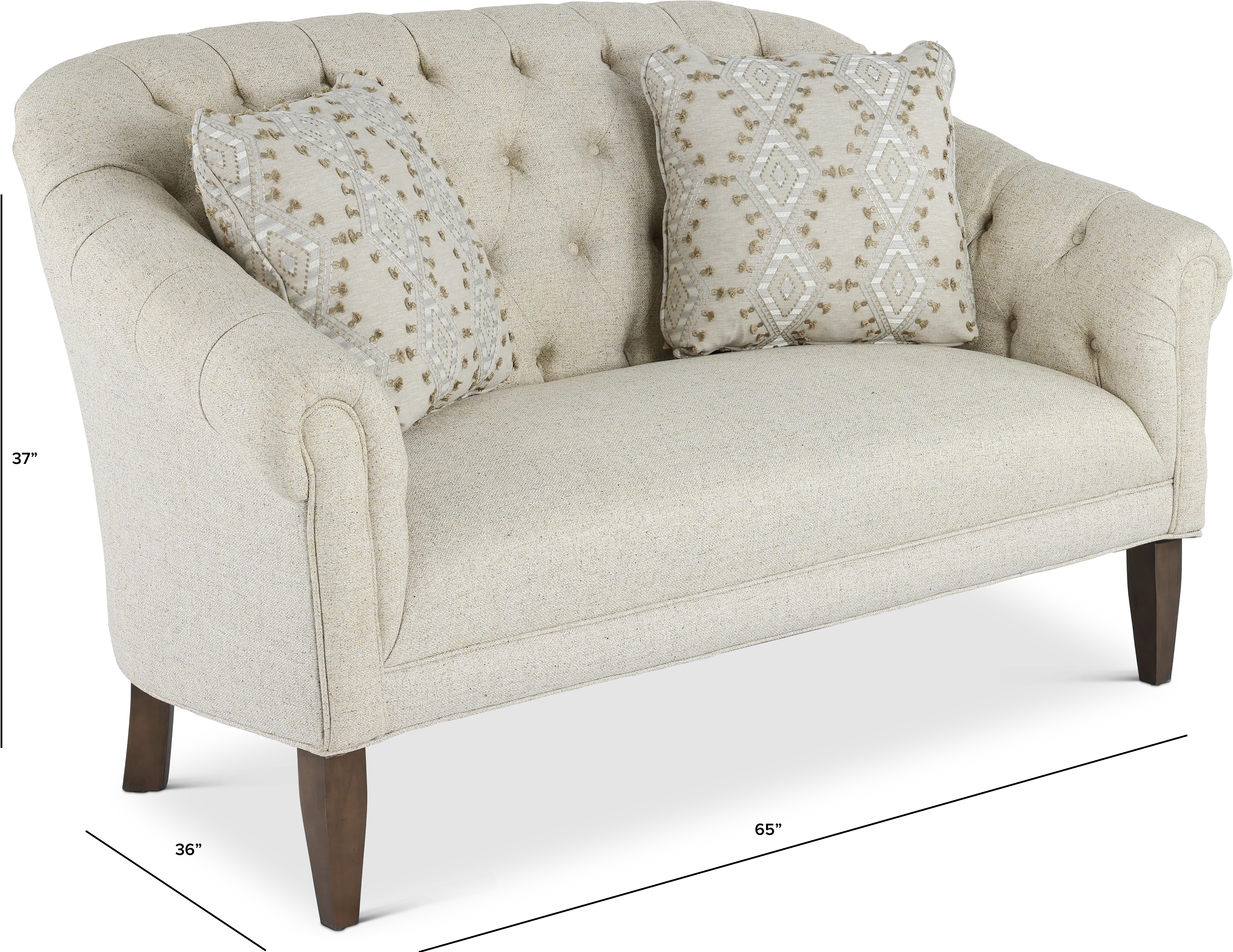 Paula Deen Beige Settee-3