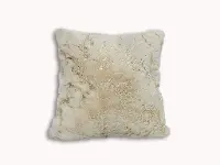Scattered White and Gold Accent Pillow