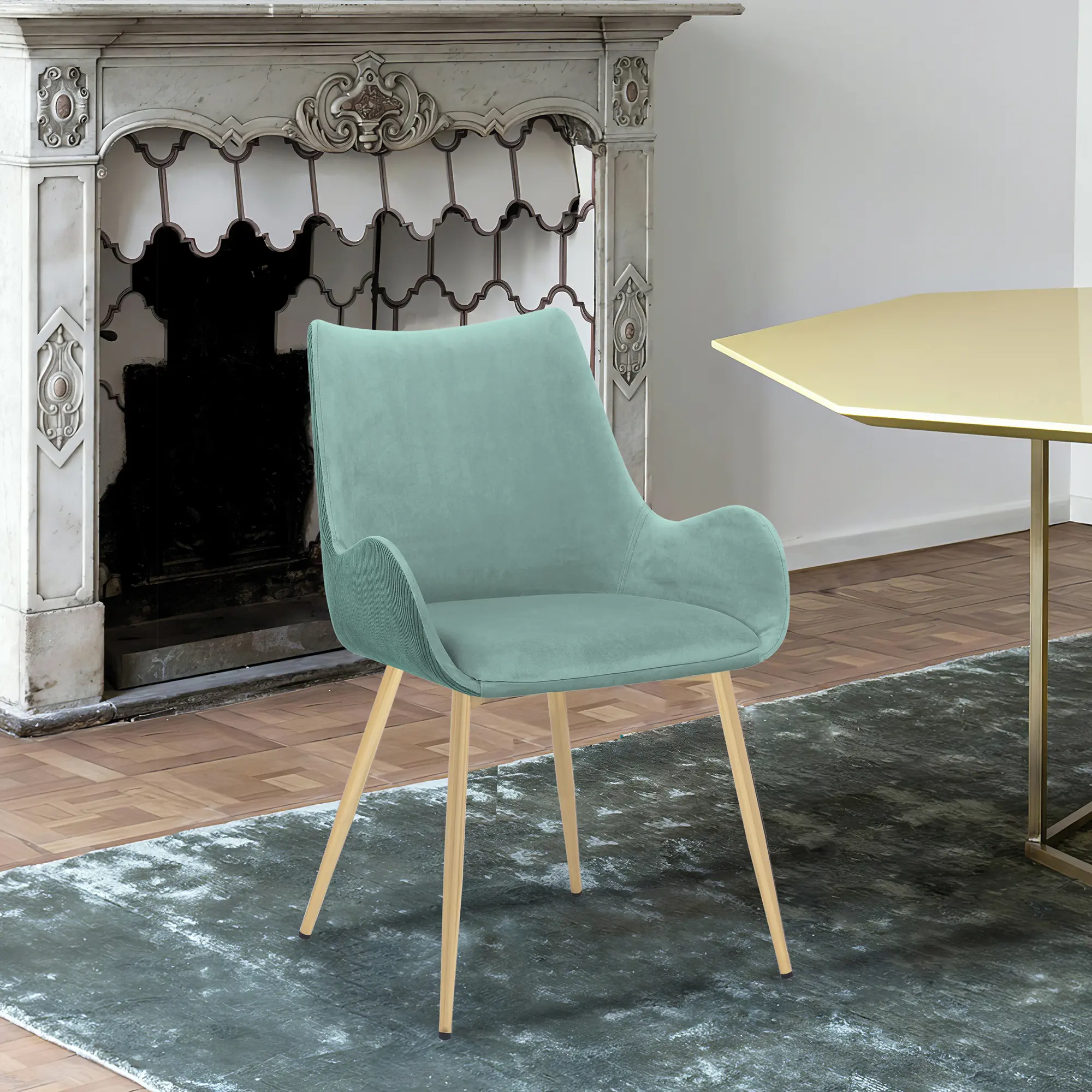 LCAVCHTEAL Avery Teal Dining Room Chair-2
